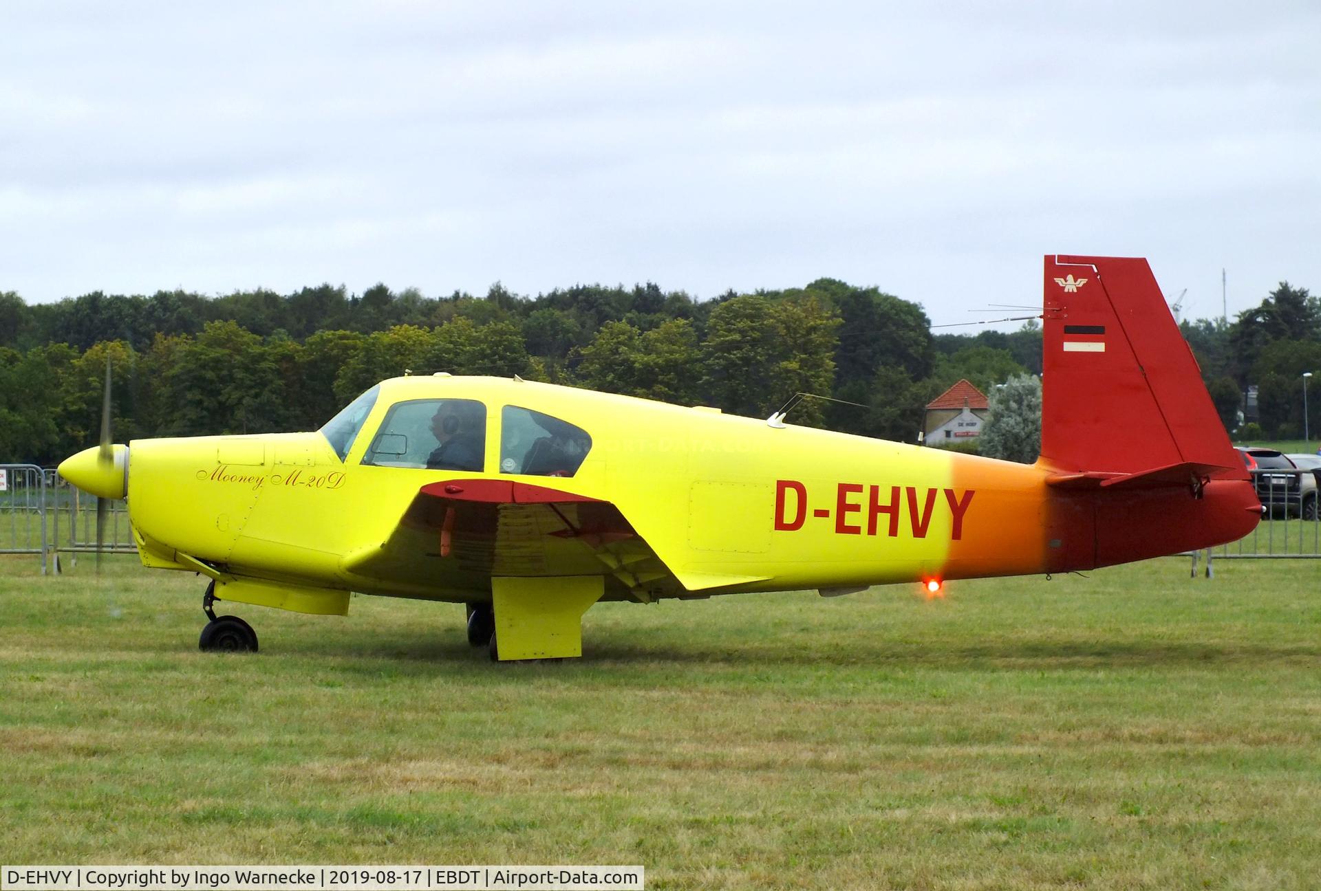 D-EHVY, 1963 Mooney M20D Master C/N 165, Mooney M20D Master at the 2019 Fly-in at Diest/Schaffen airfield