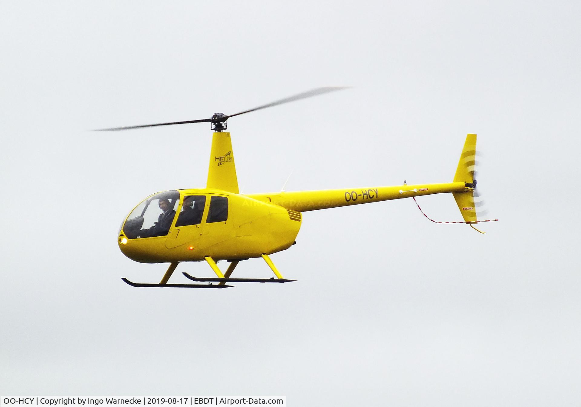 OO-HCY, Robinson R44 Raven C/N 1592, Robinson R44 Raven of Heli and Co at the 2019 Fly-in at Diest/Schaffen airfield