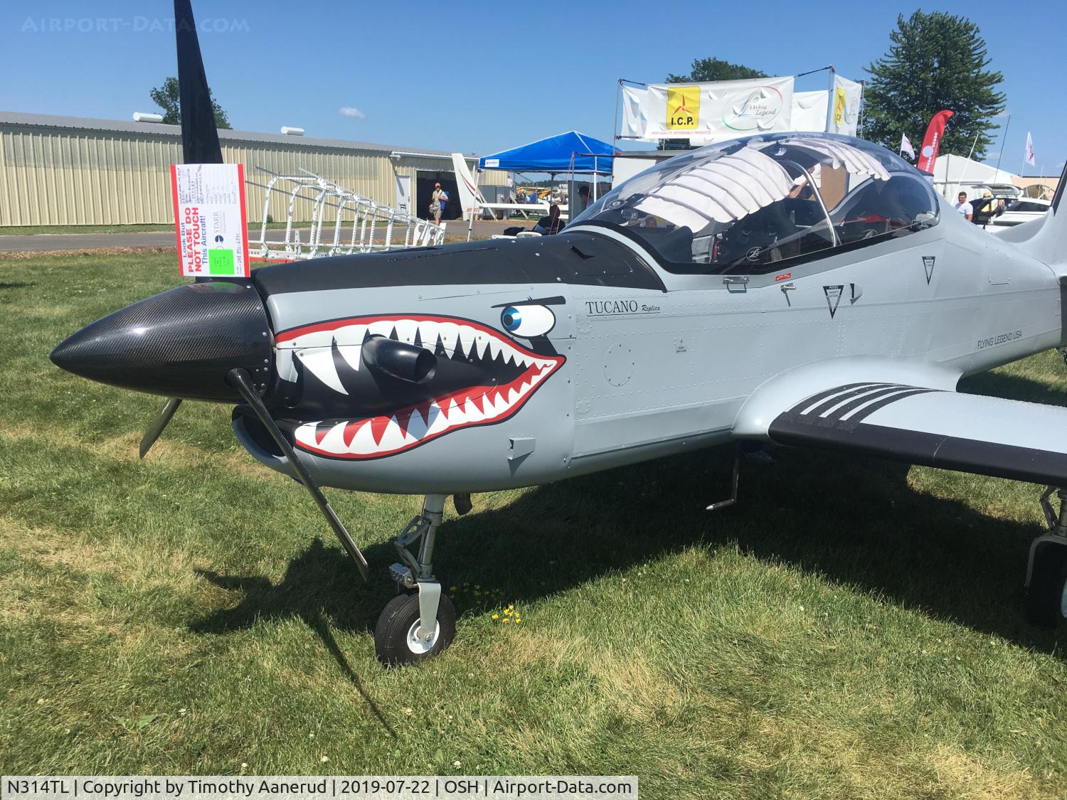 N314TL, 2019 Flying Legend Tucano Replica C/N TR1703, 2019 FLYING LEGEND SRL TUCANO REPLICA, c/n: TR1703