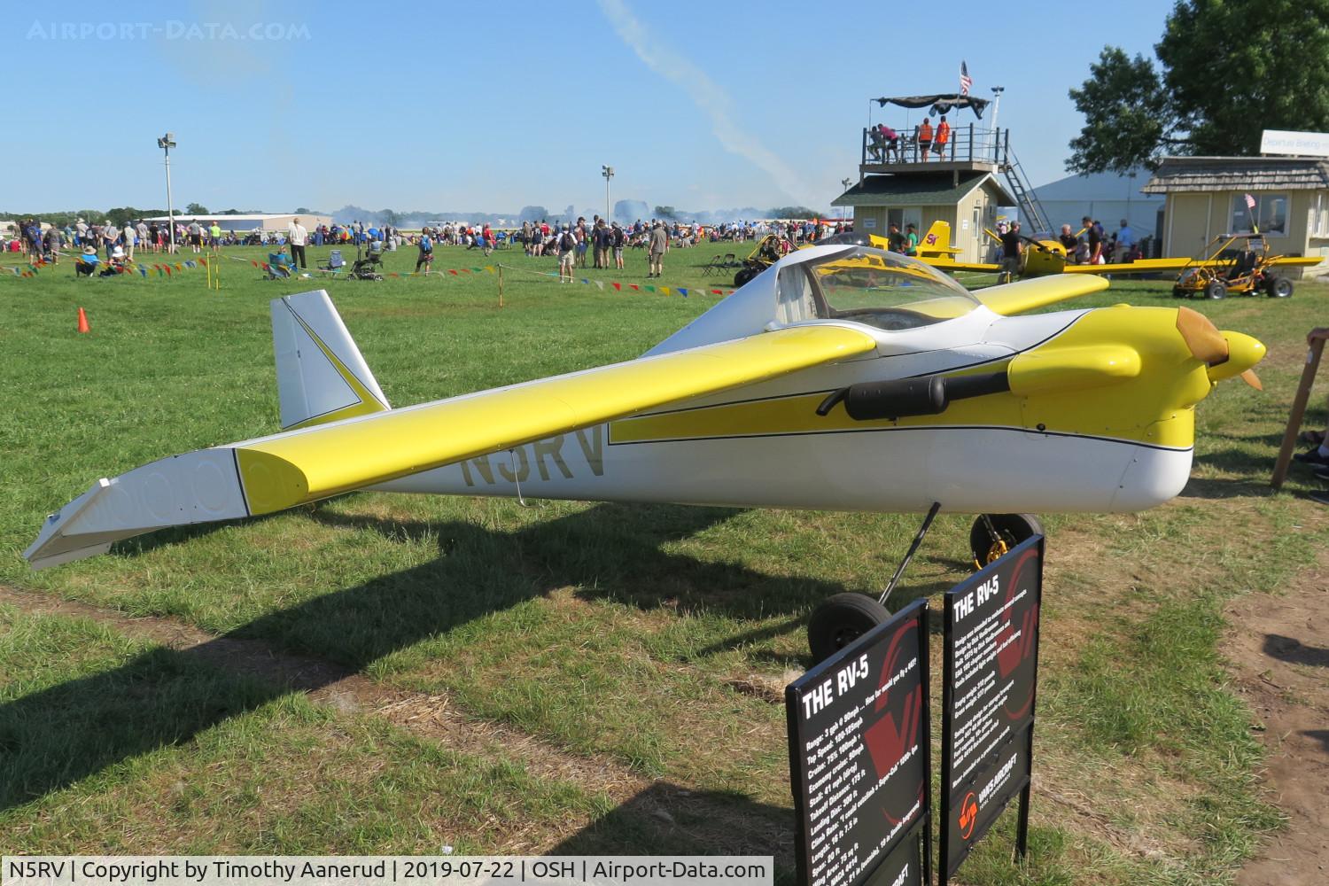 N5RV, 1984 Vans RV-5 C/N 1, 1984 Vans RV-5, c/n: 1
