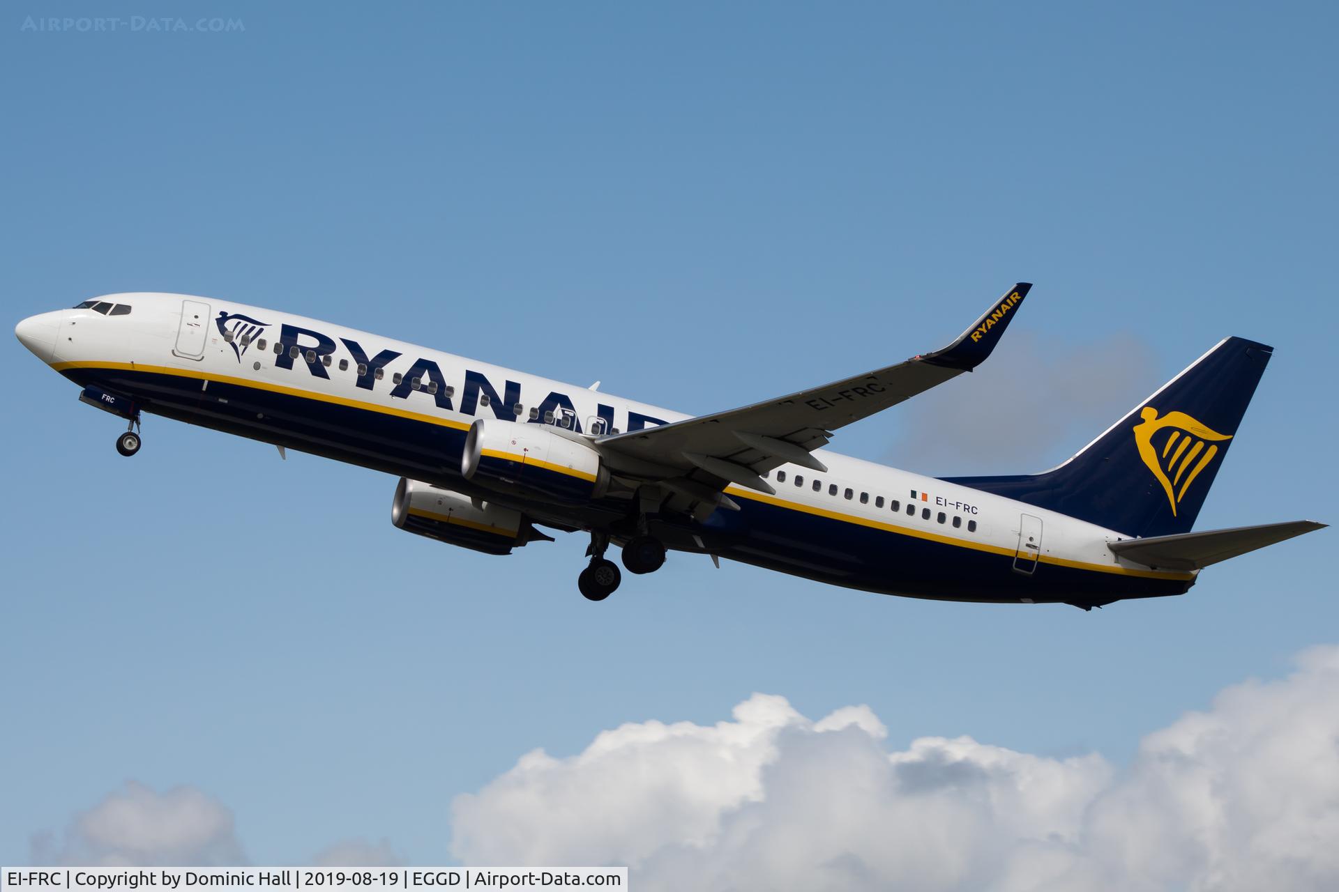 EI-FRC, 2016 Boeing 737-8AS C/N 62690, Departing RWY 27