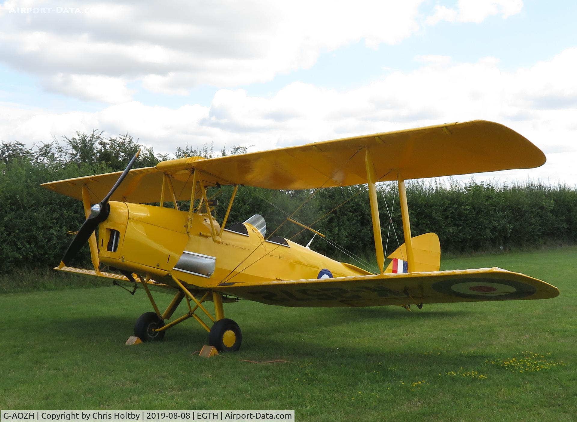 G-AOZH, 1944 De Havilland DH-82A Tiger Moth II C/N 86449, 1944 Tiger Moth at Old Warden's 'Gathering of Moths' Day 2019