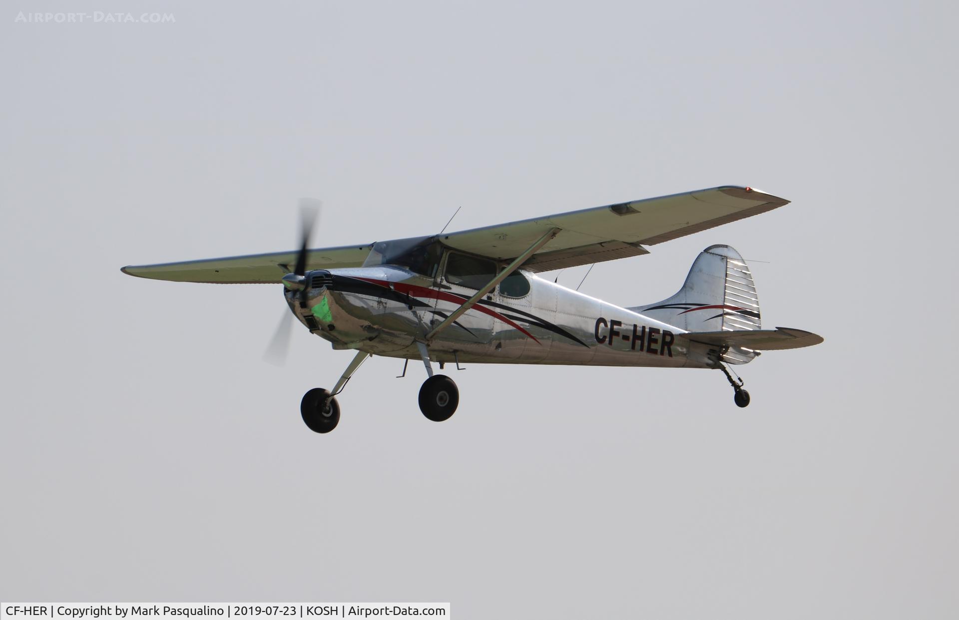 CF-HER, 1952 Cessna 170B C/N 20292, Cessna 170B