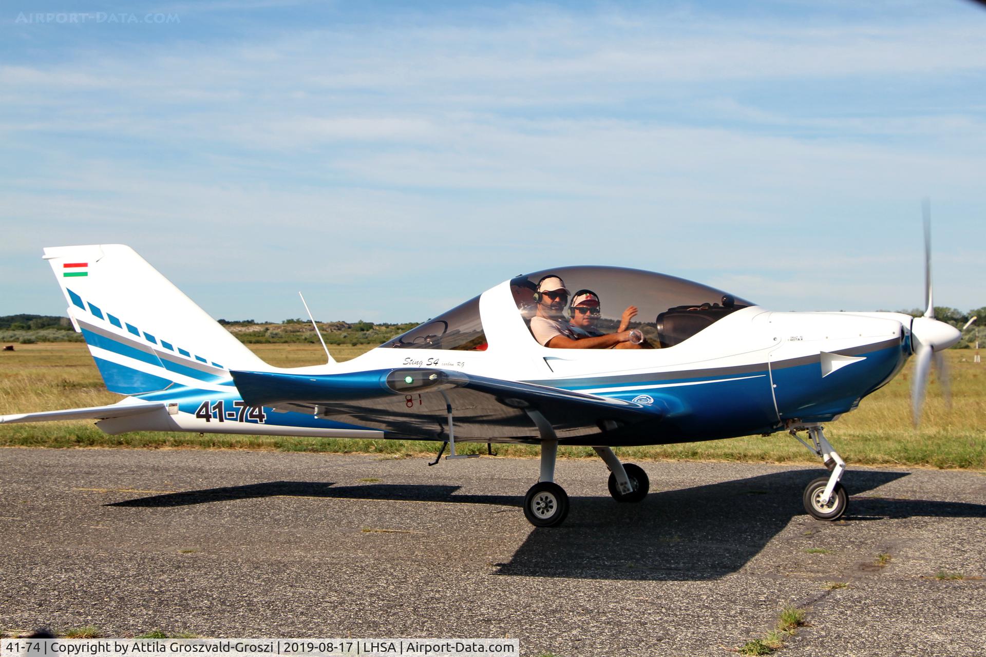 41-74, 2016 TL Ultralight TL 2000 Sting C/N 16ST447, LHSA - Szentkirályszabadja Airport, Hungary
