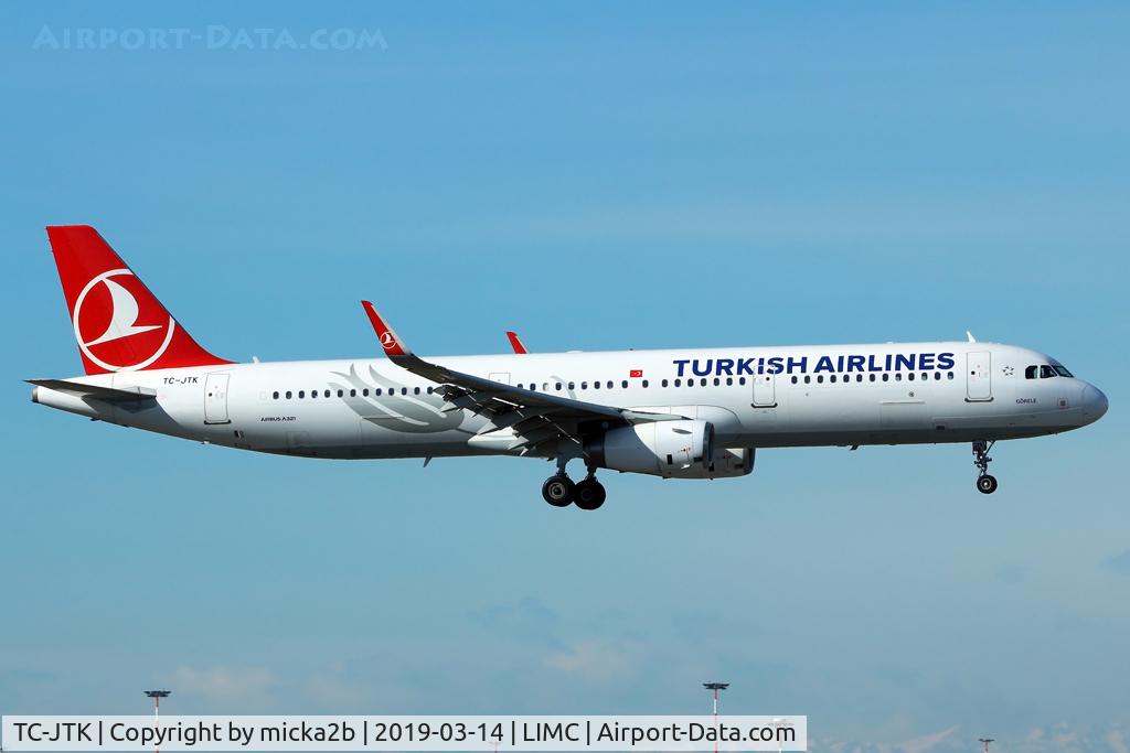 TC-JTK, 2016 Airbus A321-231 C/N 7146, Landing