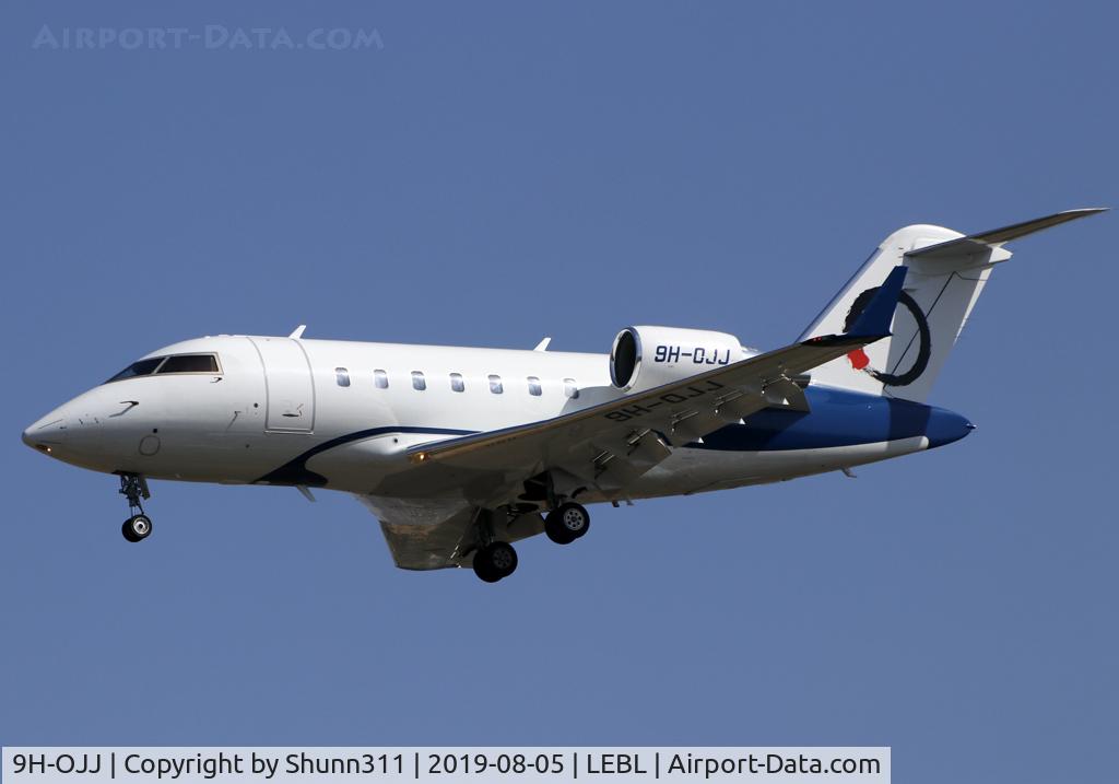 9H-OJJ, 2016 Bombardier Challenger 650 (CL-600-2B16) C/N 6076, Landing rwy 25R