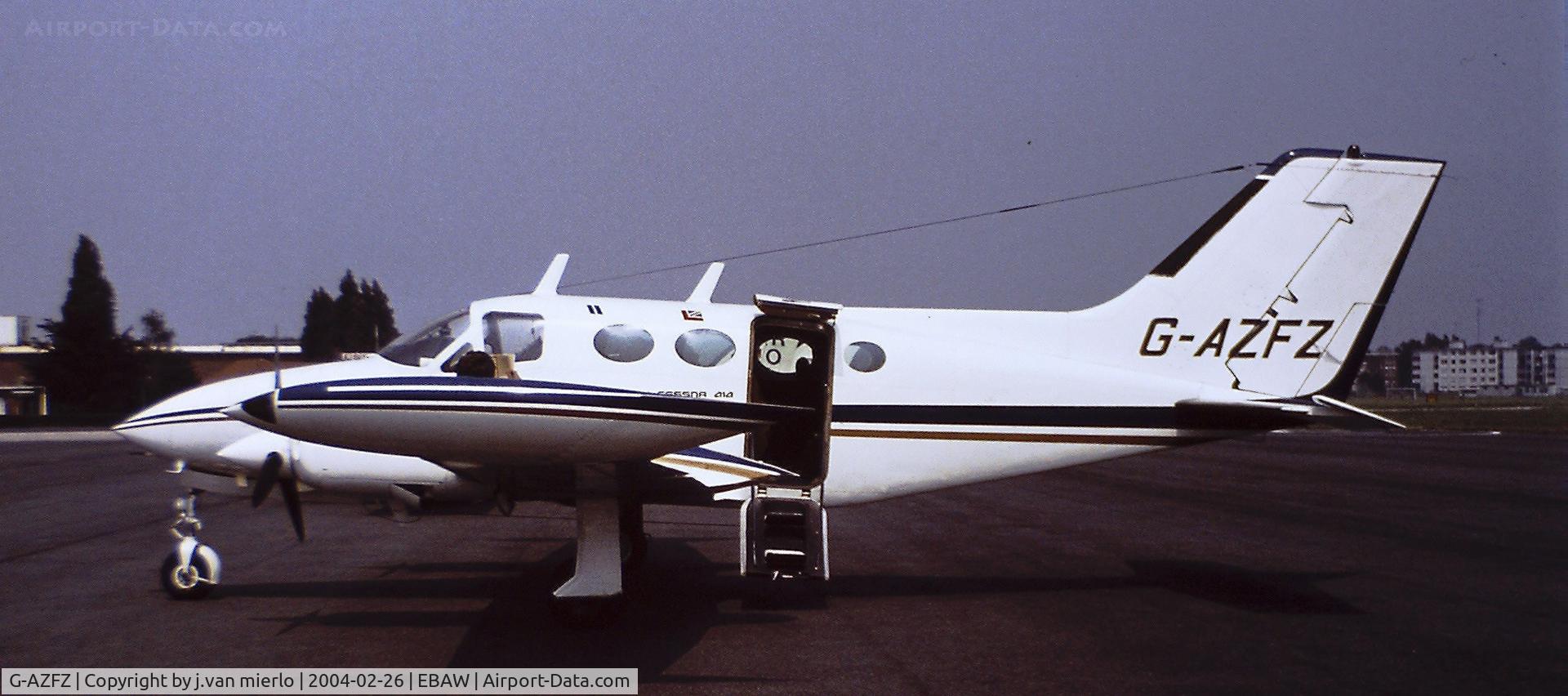 G-AZFZ, 1971 Cessna 414 Chancellor C/N 414-0175, Antwerp, Belgium