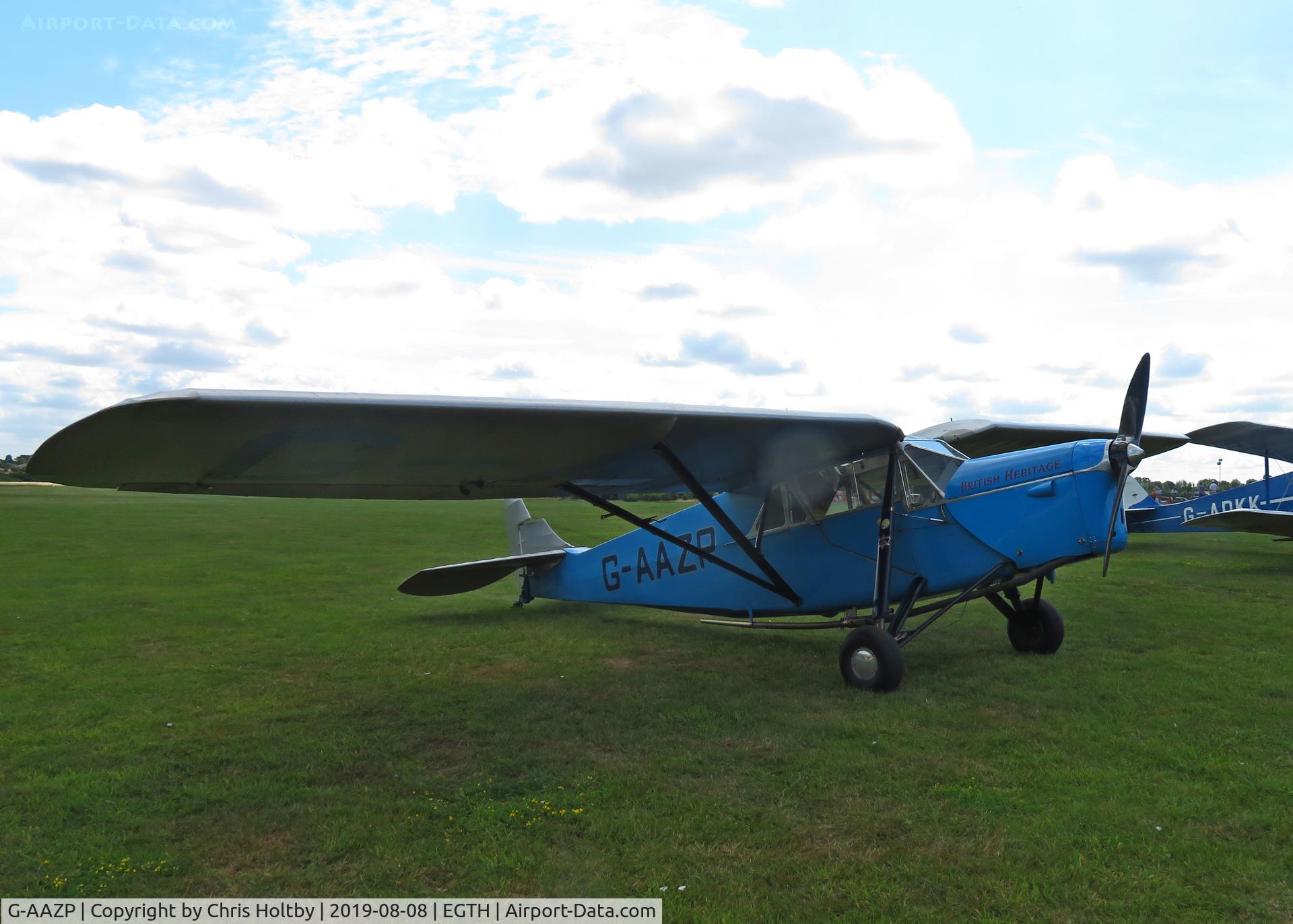 G-AAZP, 1930 De Havilland DH.80A Puss Moth C/N 2047, 1930 Puss Moth at Old Warden for the 'Gathering of Moths' Day 2019