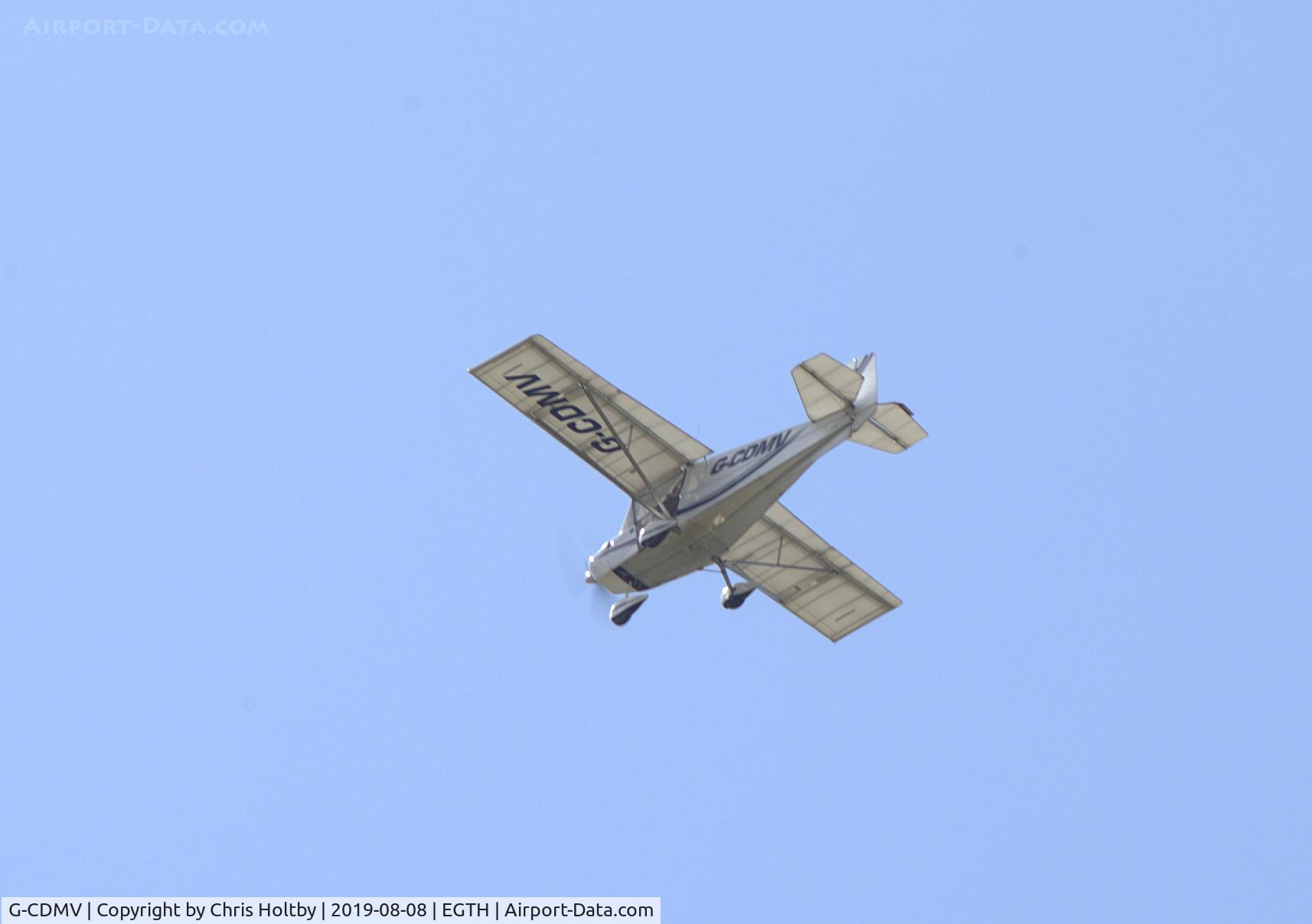 G-CDMV, 2005 Skyranger 912S(1) C/N BMAA/HB/455, Flying over Old Warden airfield