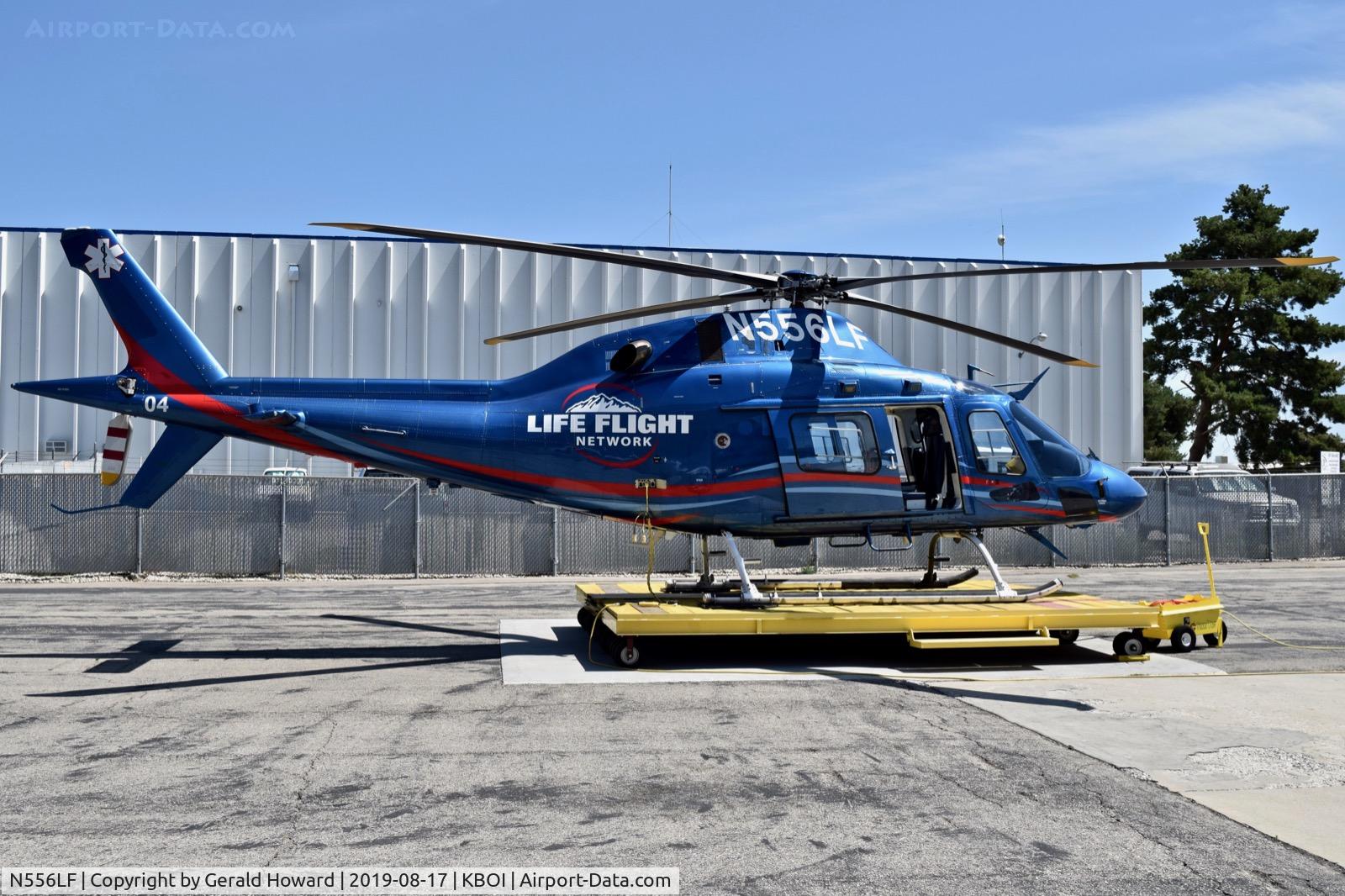 N556LF, 2013 AgustaWestland AW-119 Mk.II C/N 14804, Parked on the Life Flight ramp.