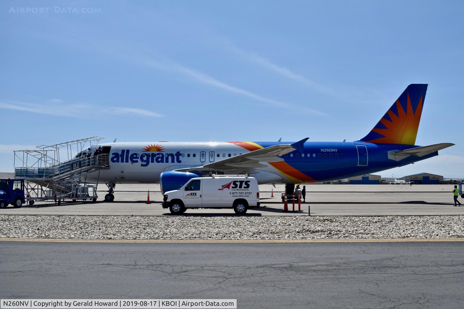 N260NV, 2009 Airbus A320-214 C/N 4104, Parked on remote spot 5 for engine repair.