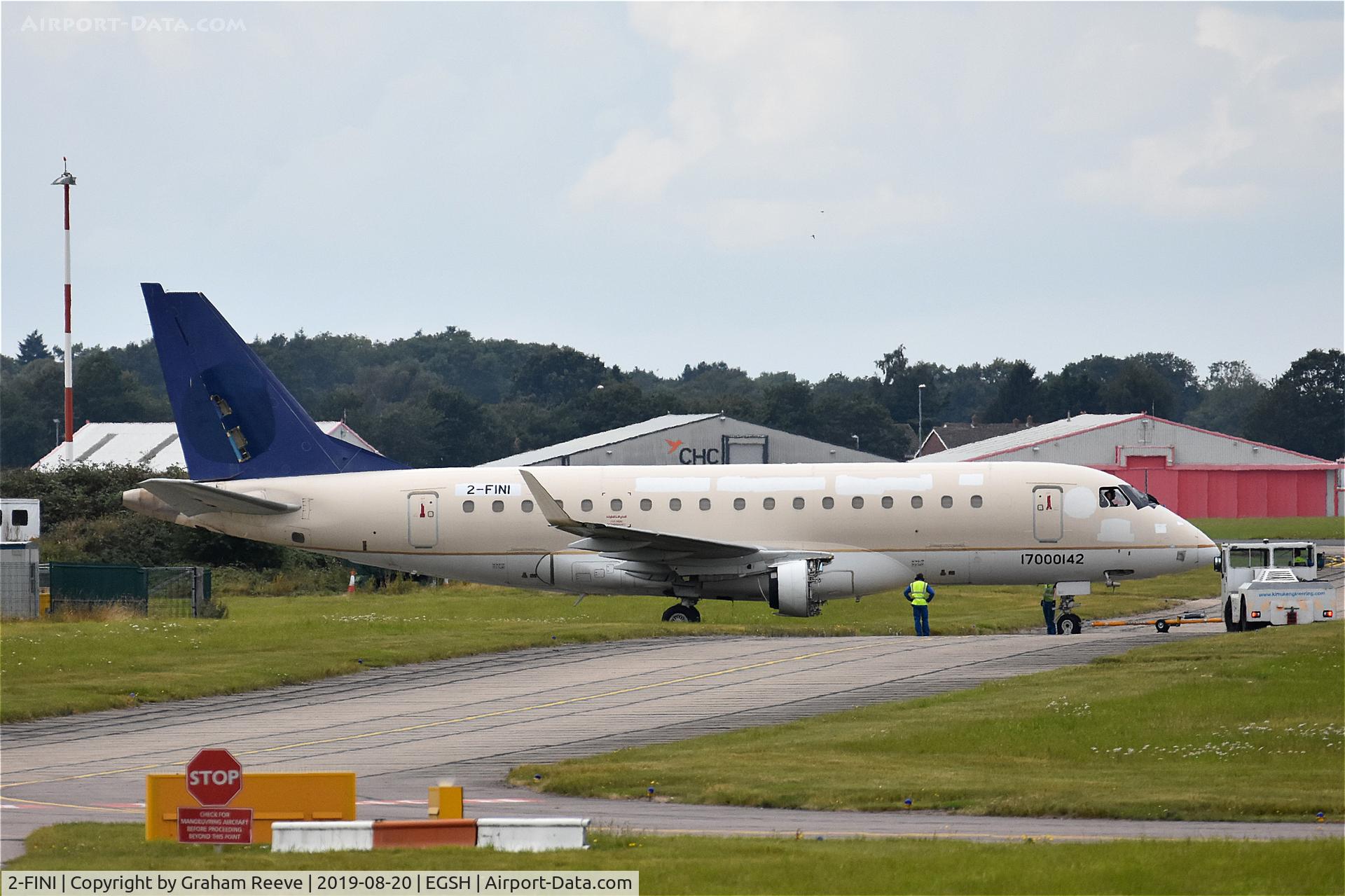 2-FINI, 2006 Embraer 170LR (ERJ-170-100LR) C/N 17000142, On it's last journey to the scraping area at Norwich.