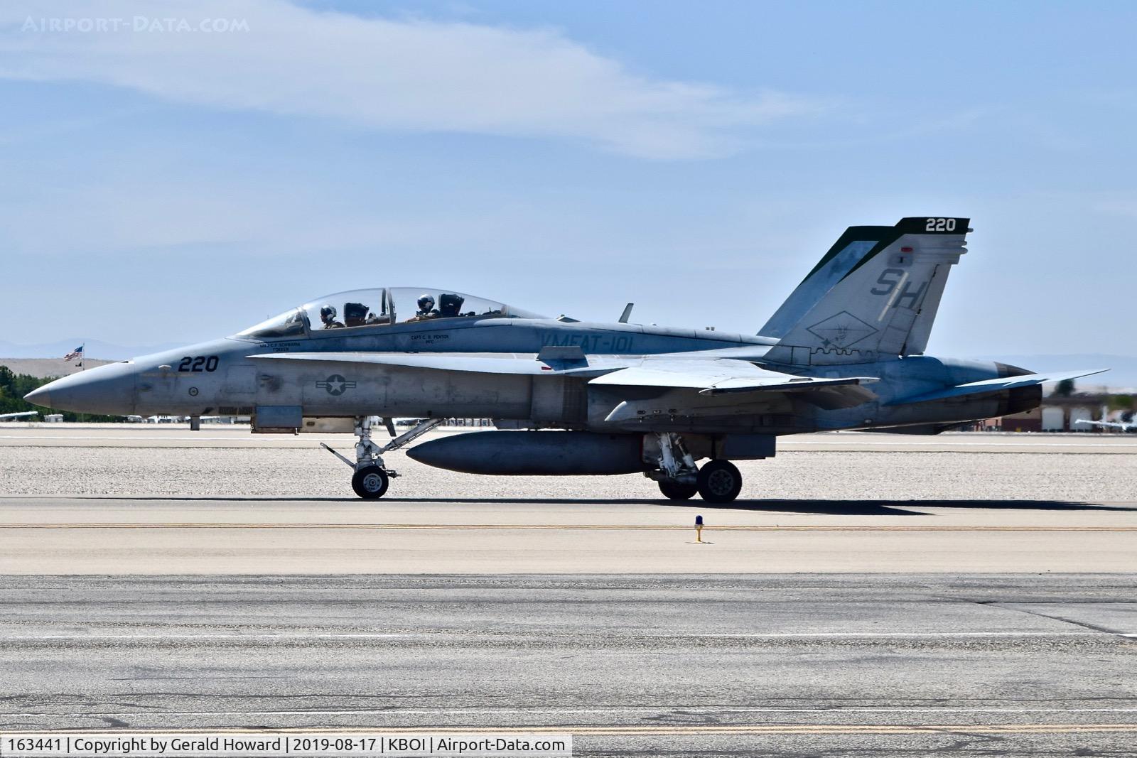 163441, 1987 McDonnell Douglas F/A-18D Hornet C/N 0644/D003, (SH-220), VMFAT-101 