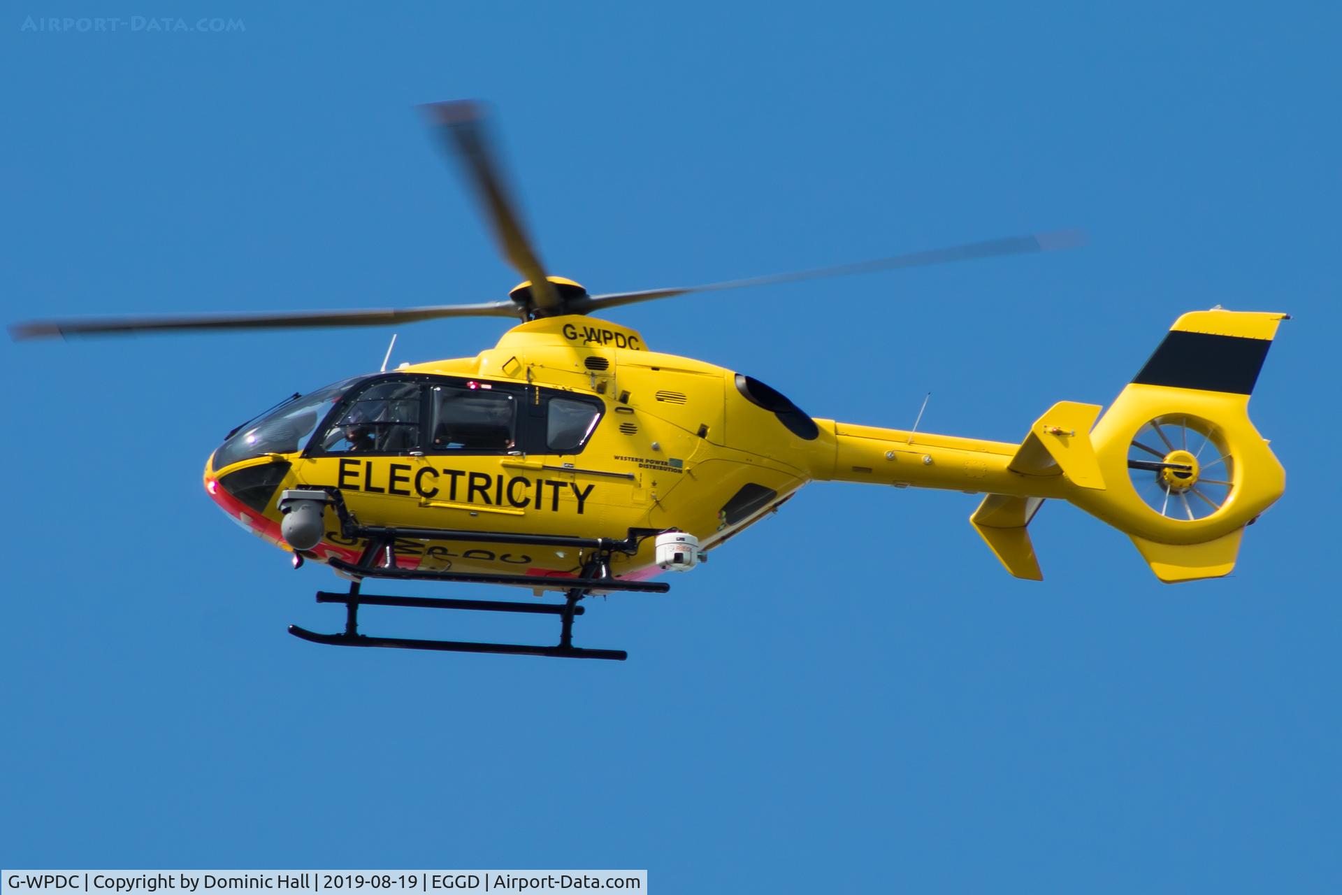 G-WPDC, 1999 Eurocopter EC-135P-1 C/N 0090, Departing RWY 27