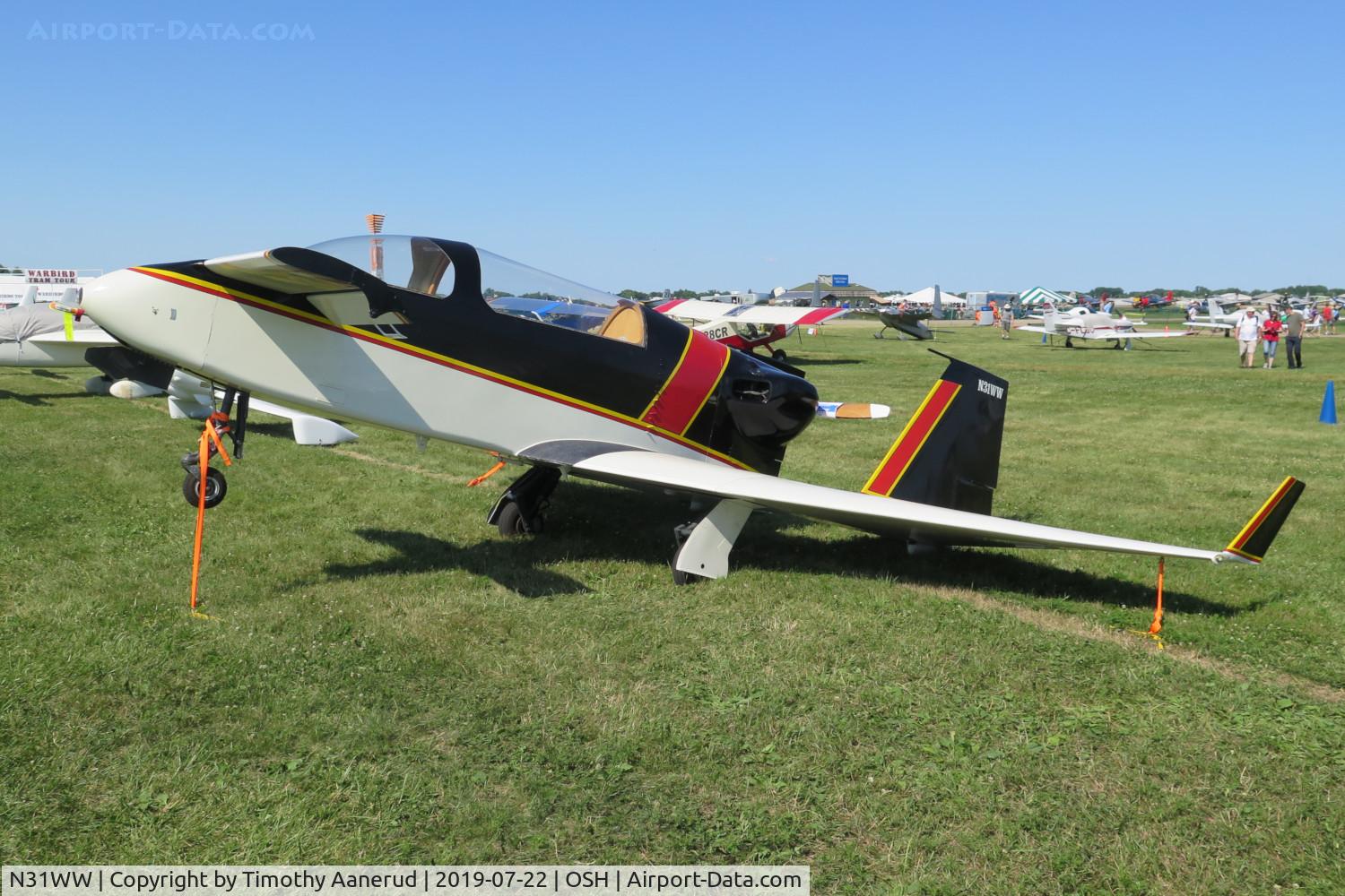 N31WW, 1981 Rutan VariViggen C/N 133, 1981 Rutan VariViggen, c/n: 133