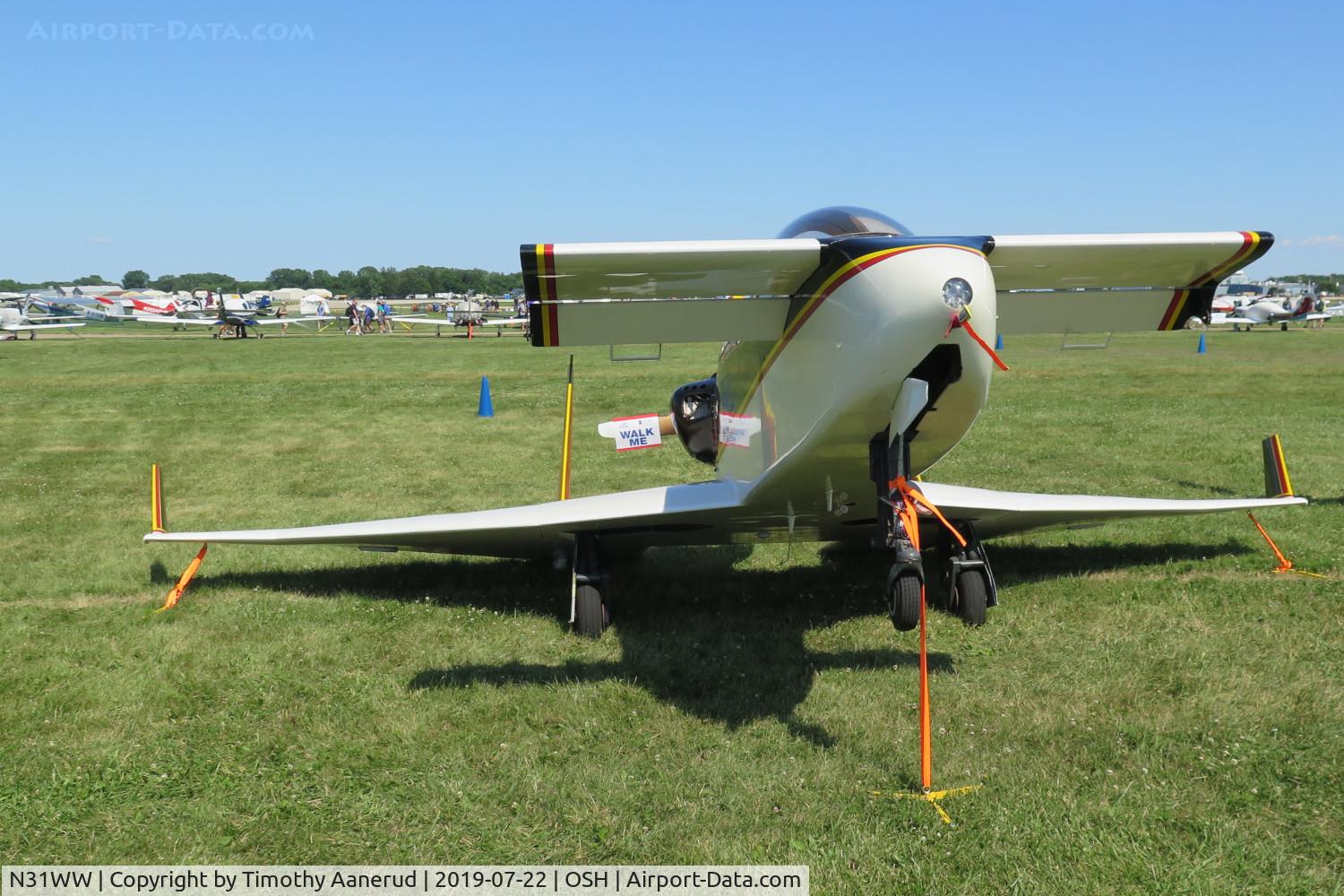 N31WW, 1981 Rutan VariViggen C/N 133, 1981 Rutan VariViggen, c/n: 133