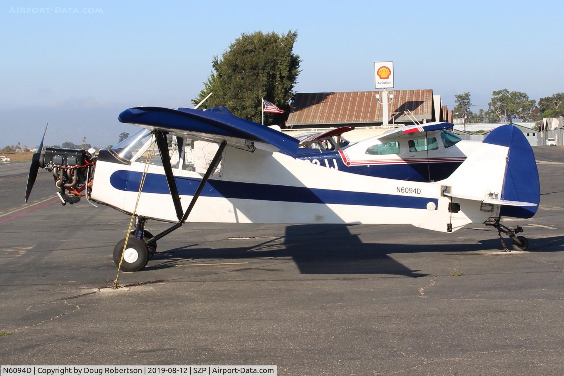 N6094D, 1958 Piper PA-18A-150 Super Cub C/N 18-5461, 1958 Piper PA-18A SUPER CUB, Lycoming O-320 150 hp, wing Micro Vortex generators, on Transient ramp