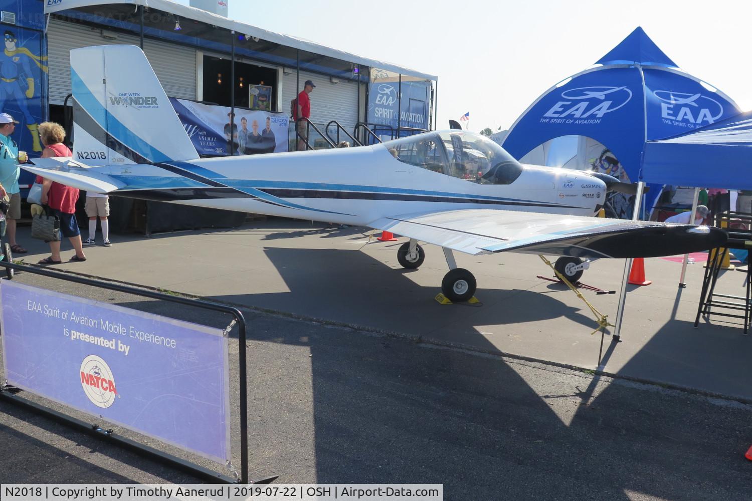 N2018, 2018 Vans RV-12IS C/N 121100, 2018 Vans RV-12IS, c/n: 121100, the other one week wonder