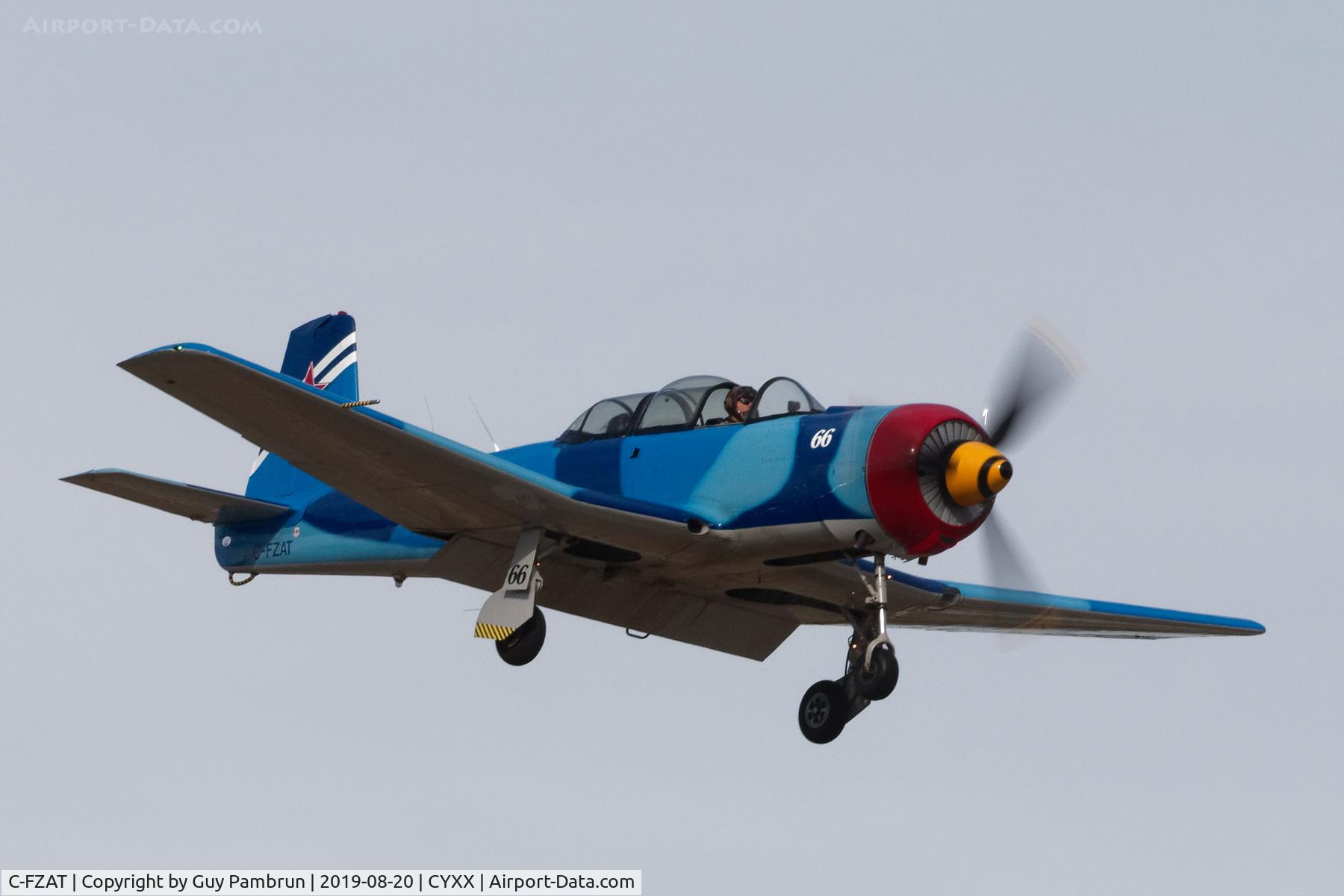 C-FZAT, 1985 Nanchang CJ-6A C/N 4132018, Landing