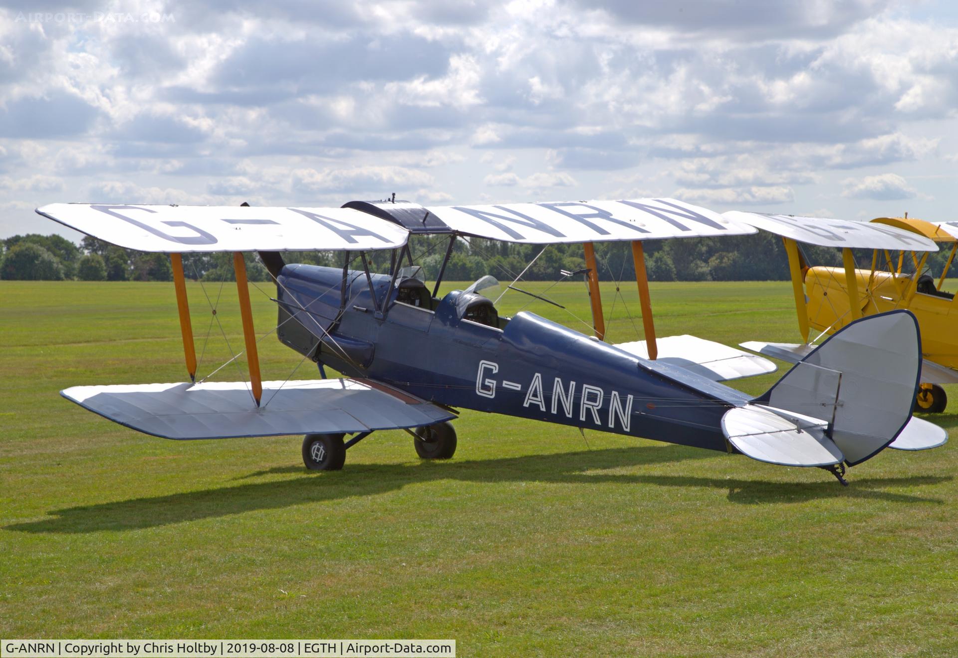 G-ANRN, 1940 De Havilland DH-82A Tiger Moth II C/N 83133, 1940 Tiger Moth parked on show at the 'Gatheringof Moths' Day 2019 at Old Warden