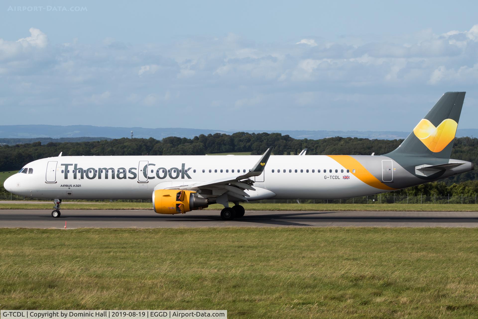 G-TCDL, 2016 Airbus A321-211 C/N 6968, Landing RWY 27