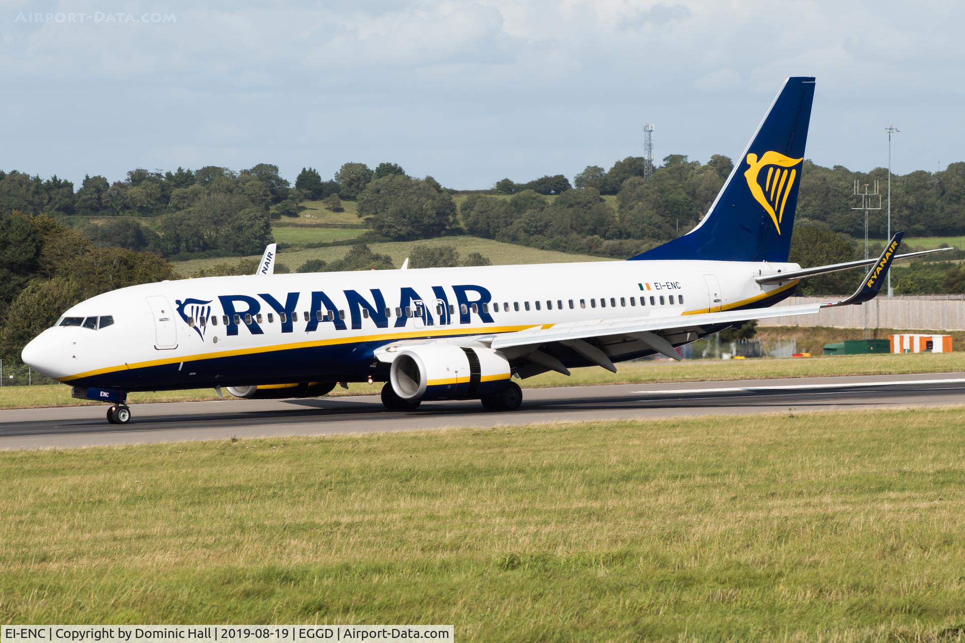 EI-ENC, 2010 Boeing 737-8AS C/N 34980, Landing RWY 27