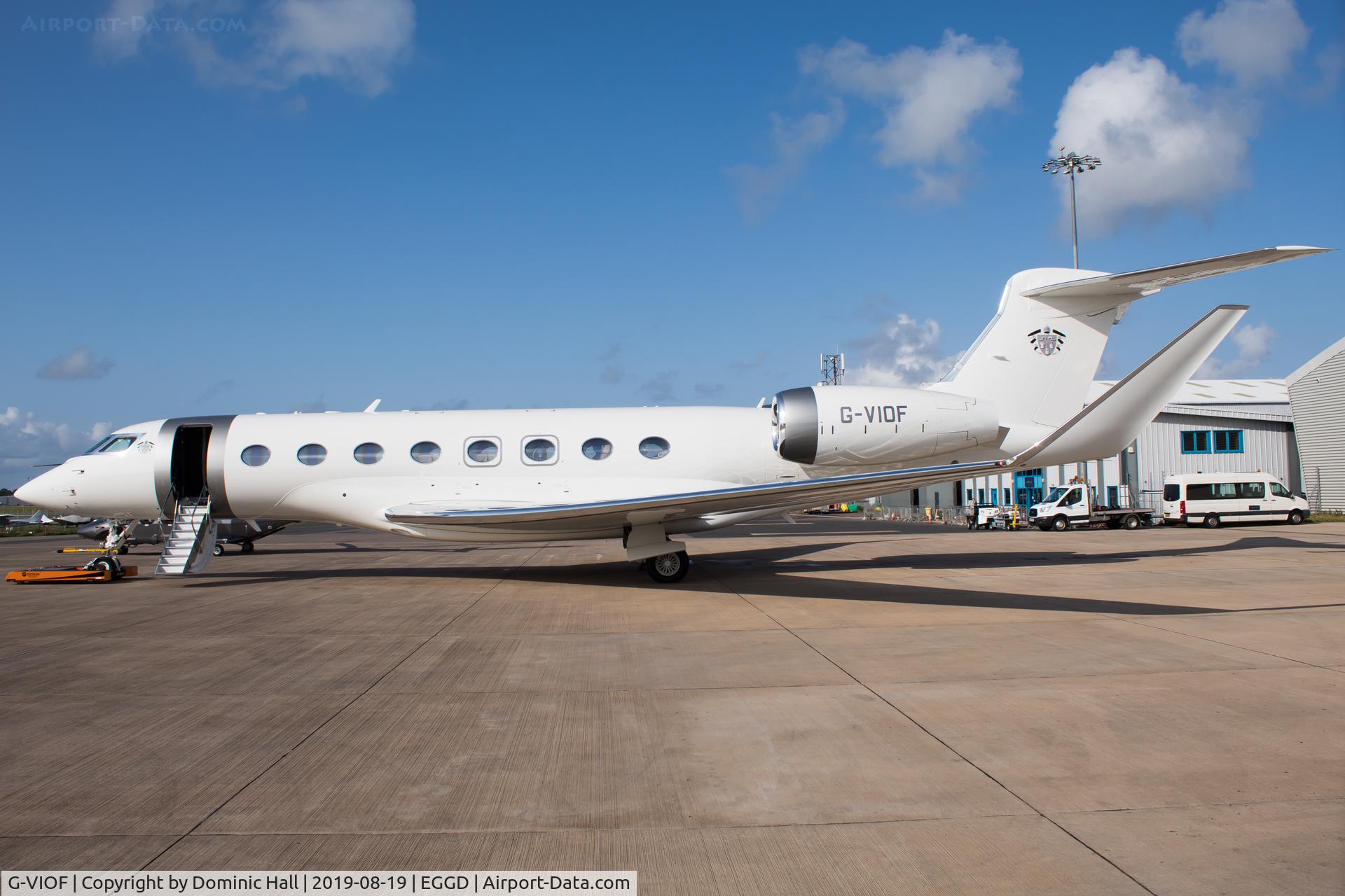 G-VIOF, 2017 Gulfstream G-VI (G650ER) C/N 6355, Parked on the Southside apron