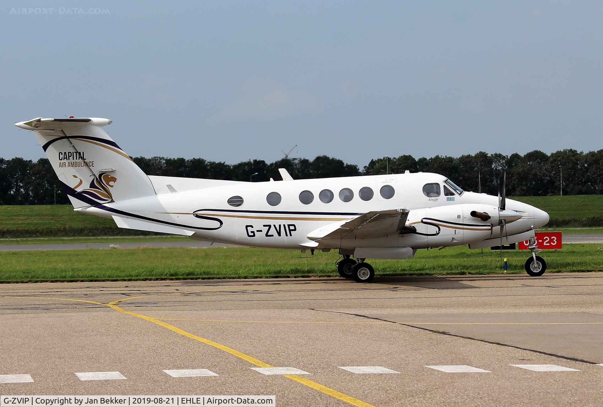 G-ZVIP, 1975 Beech 200 Super King Air C/N BB-108, Lelystad Airport Capital Air Ambulance