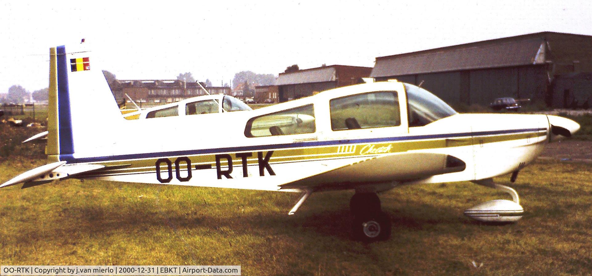 OO-RTK, Grumman American AA-5A Cheetah C/N AA51-0766, RTC WEVELGEM