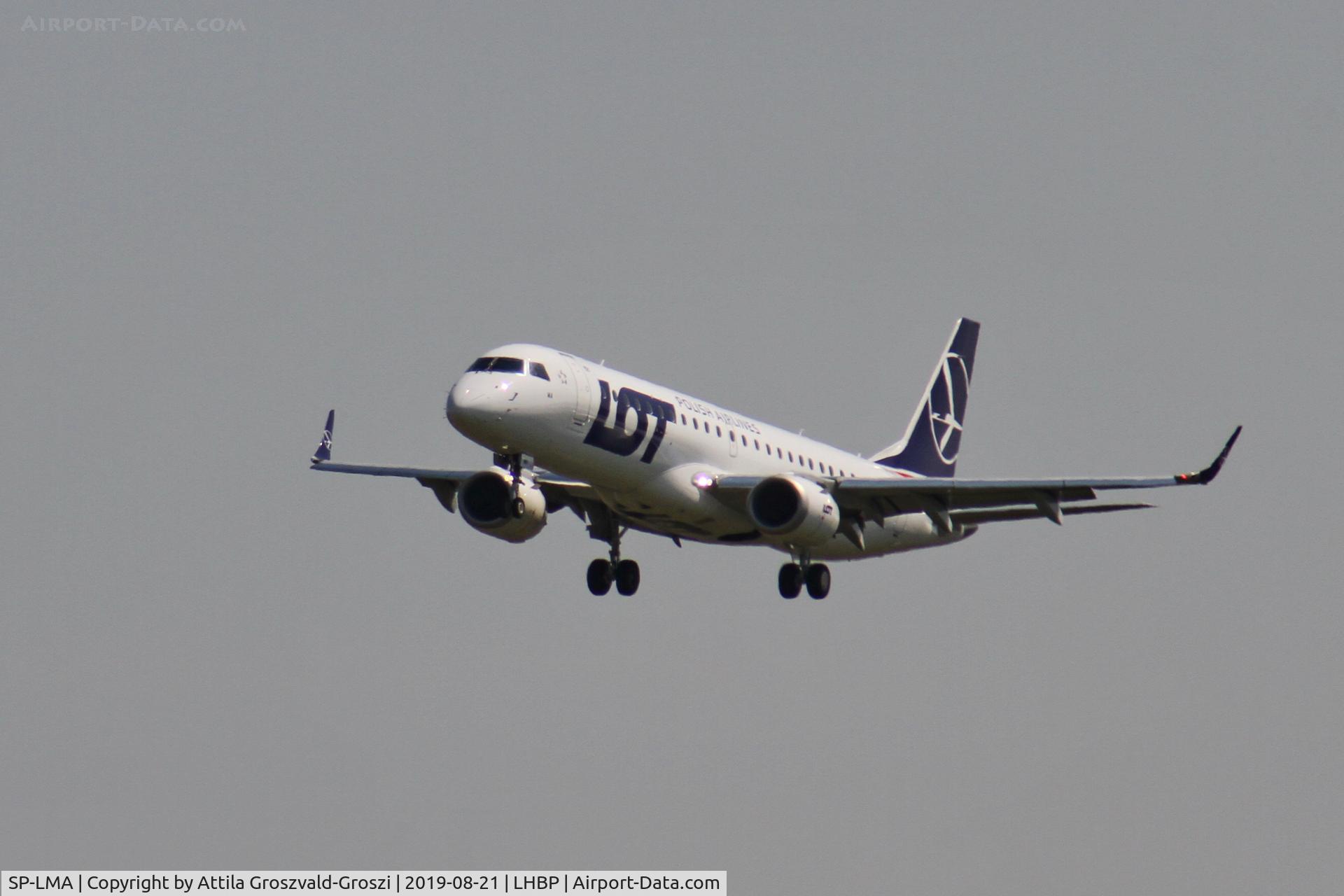 SP-LMA, 2018 Embraer ERJ-190 (ERJ-190-100 STD) C/N 19000761, LHBP/BUD - Budapest Ferihegy, Liszt Ferenc International Airport, Hungary