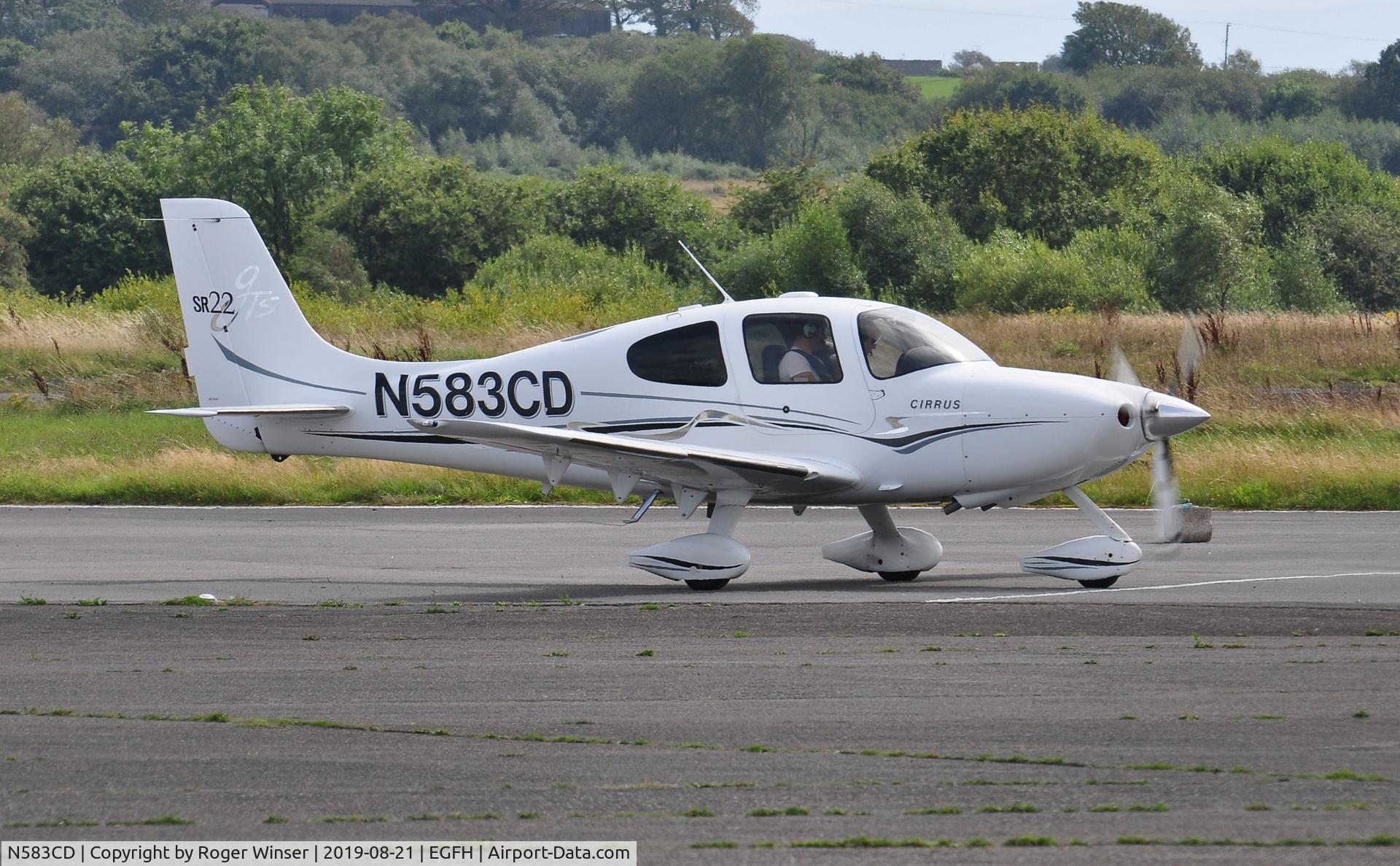 N583CD, 2006 Cirrus SR22 GTS C/N 1809, Visiting Cirrus SR22 GTX.