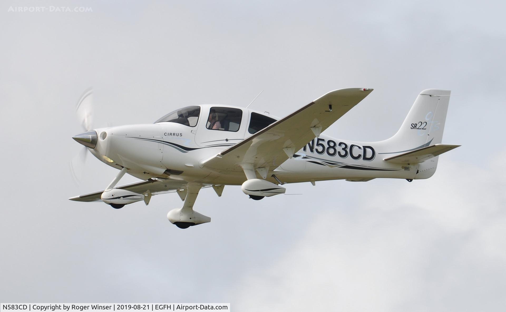 N583CD, 2006 Cirrus SR22 GTS C/N 1809, N583CD departing Runway 22.