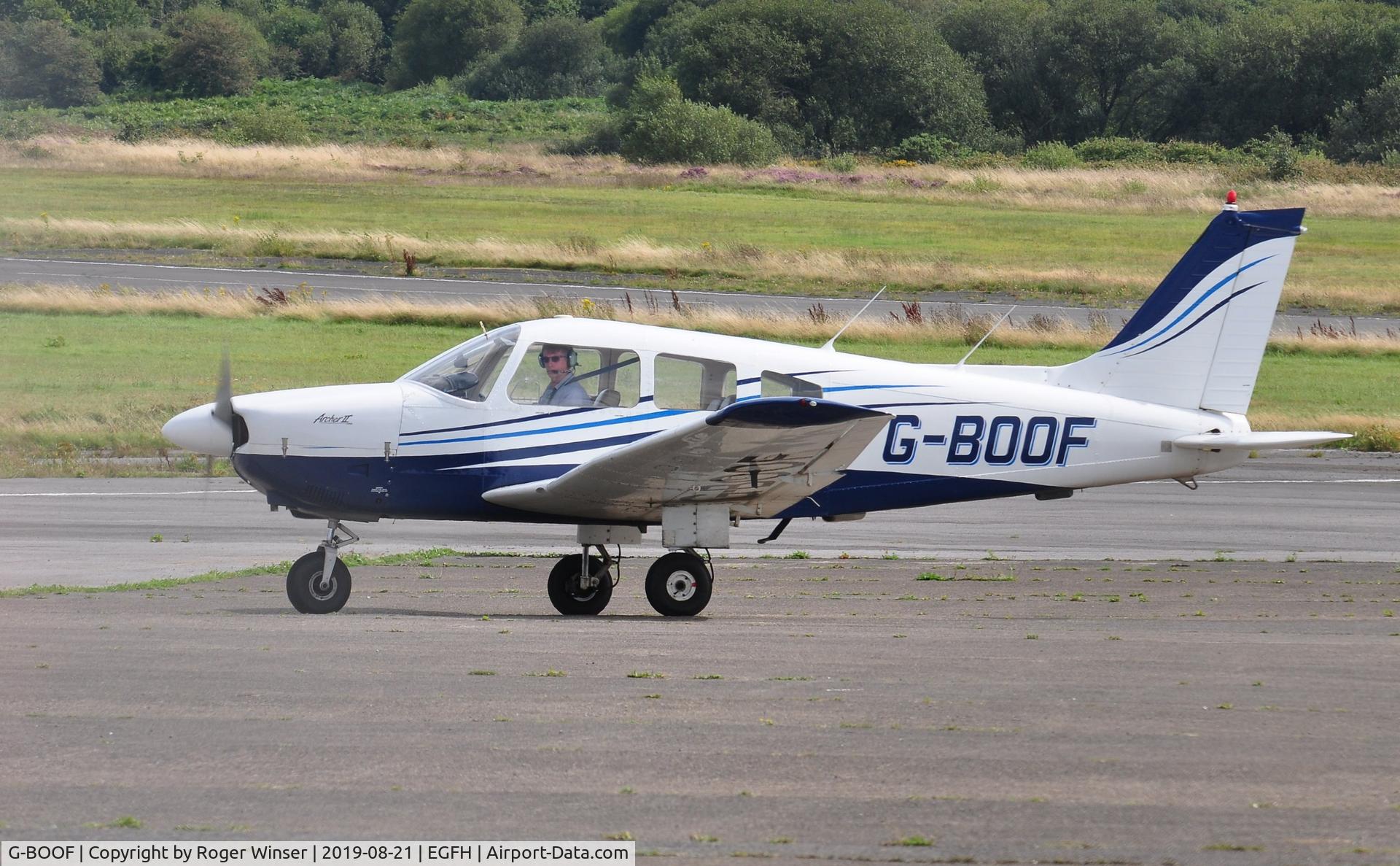 G-BOOF, 1978 Piper PA-28-181 Cherokee Archer II C/N 28-7890084, Visiting Archer II.