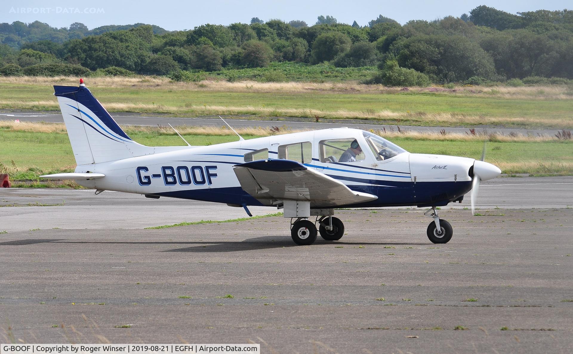 G-BOOF, 1978 Piper PA-28-181 Cherokee Archer II C/N 28-7890084, Visiting Archer II.