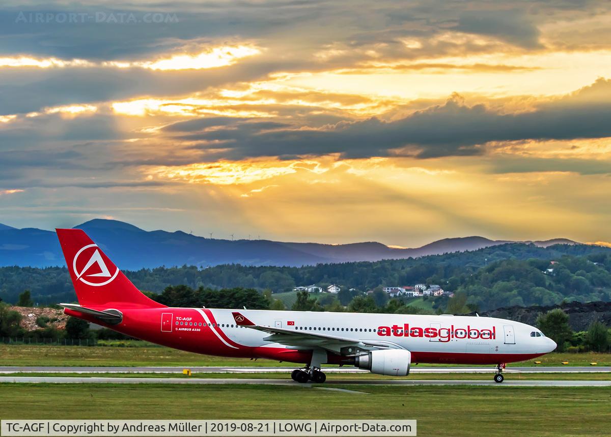 TC-AGF, 2008 Airbus A330-203 C/N 900, Operating for Corendon Airlines.