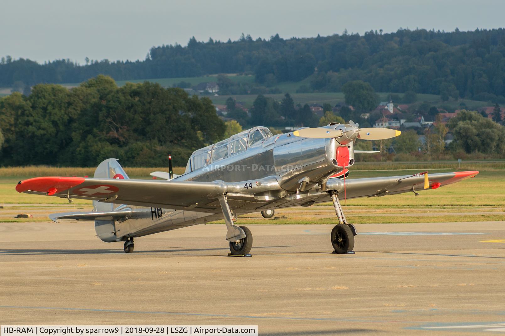 HB-RAM, 1950 Pilatus P2-06 C/N 64, It now belongs to an individual, based at Grenchen.