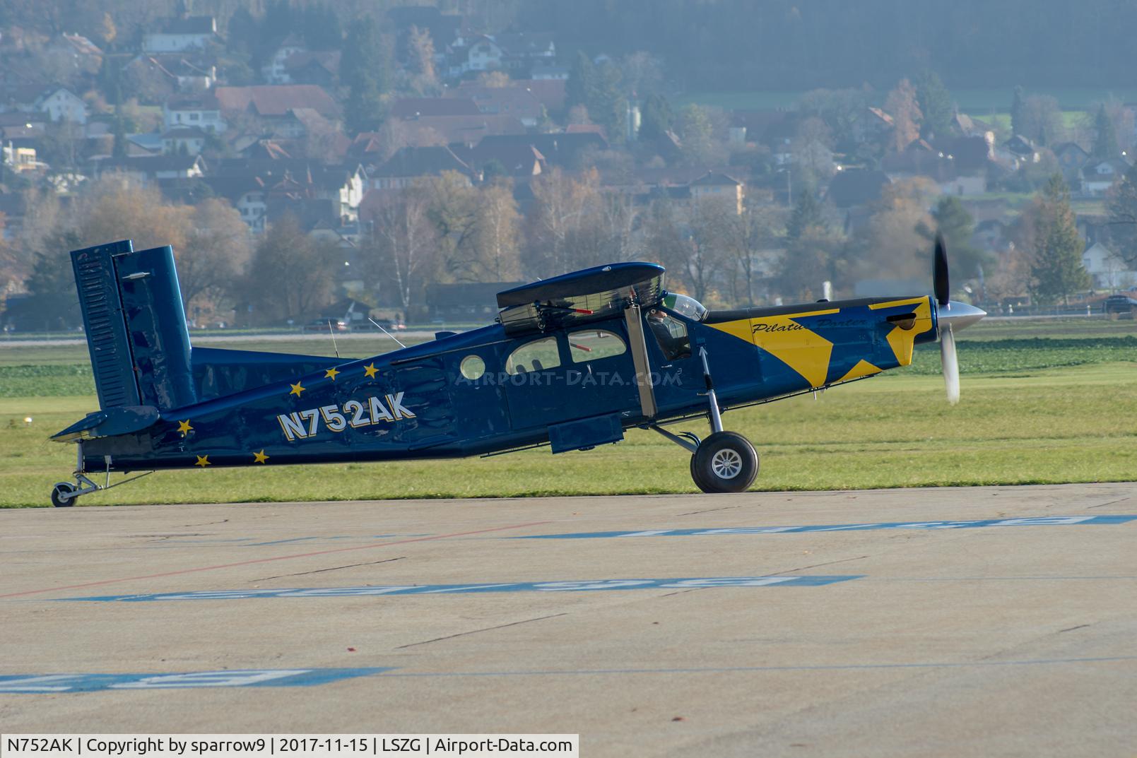 N752AK, 1976 Pilatus PC-6/B2-H2 Turbo Porter C/N 752, At Grenchen, to be delivered to Germany.