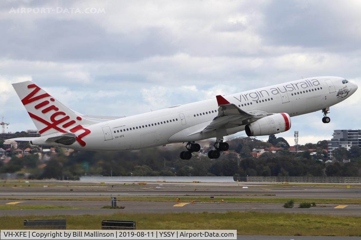 VH-XFE, 2012 Airbus A330-243 C/N 1319, OFF FROM 34L