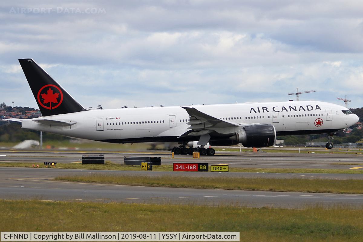 C-FNND, 2008 Boeing 777-233/LR C/N 35246, home to YVR