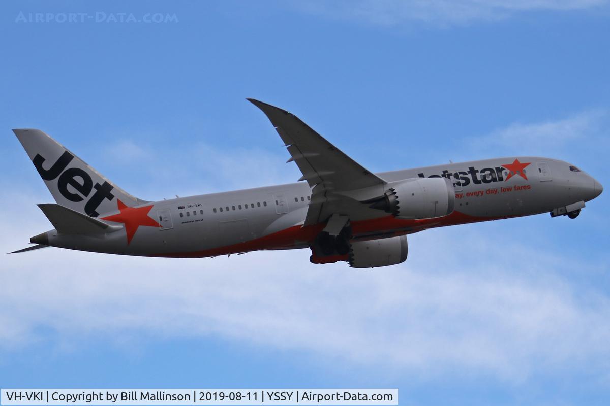 VH-VKI, 2014 Boeing 787-8 Dreamliner Dreamliner C/N 36235, away to DPS