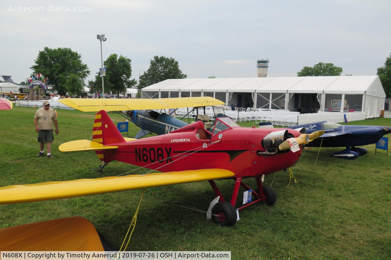 N608X, 1966 Bowers Fly Baby 1A C/N 63-38, 1966 Bowers Fly Baby 1A, c/n: 63-38