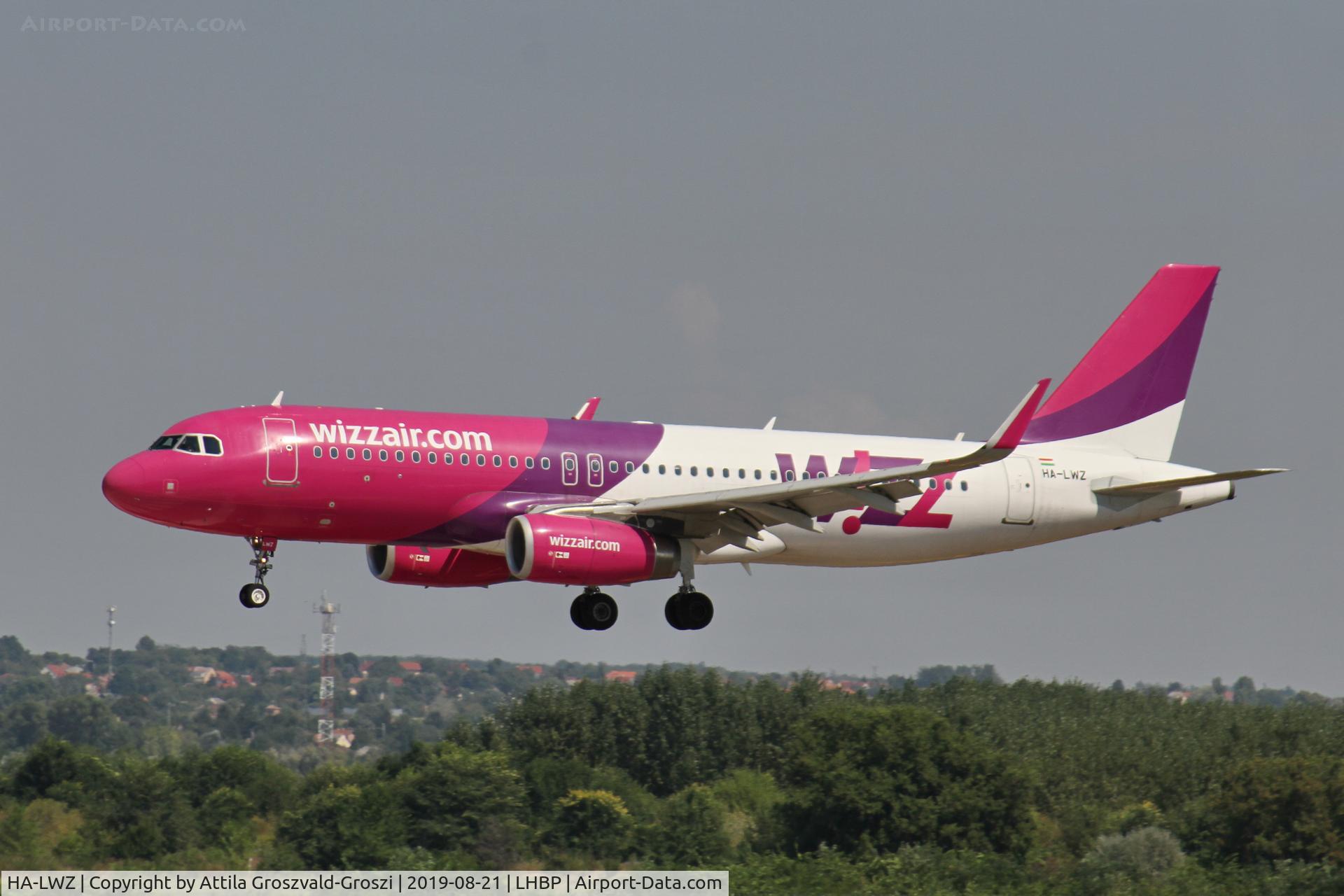 HA-LWZ, 2014 Airbus A320-232 C/N 6086, LHBP/BUD - Budapest Ferihegy, Liszt Ferenc International Airport, Hungary