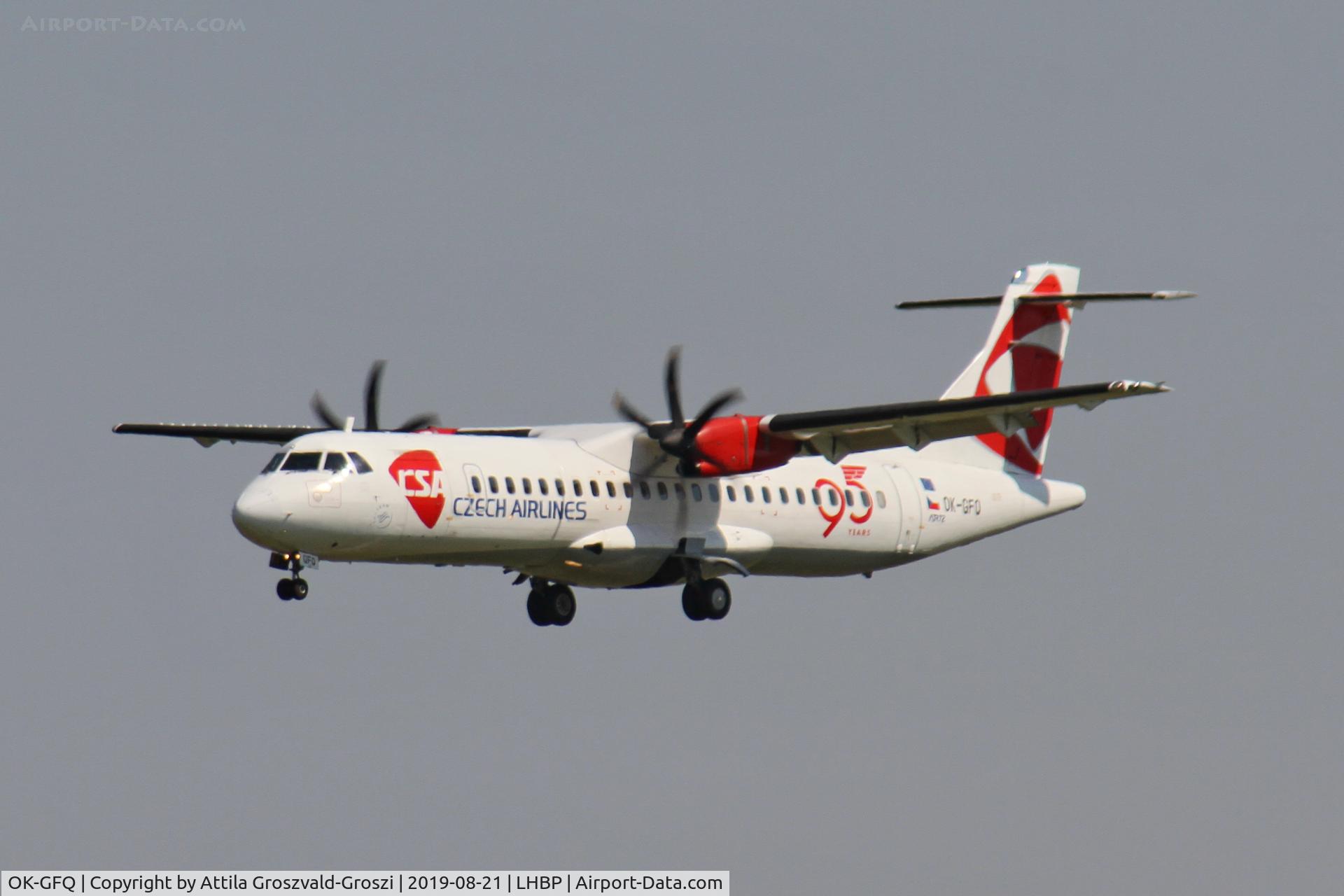 OK-GFQ, 2001 ATR 72-212A C/N 674, LHBP/BUD - Budapest Ferihegy, Liszt Ferenc International Airport, Hungary