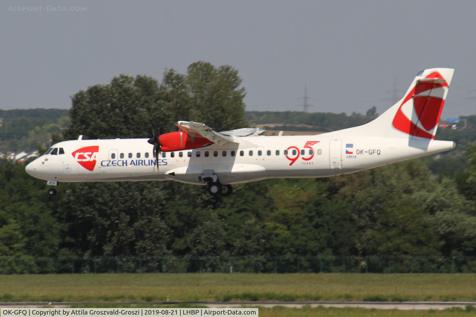 OK-GFQ, 2001 ATR 72-212A C/N 674, LHBP/BUD - Budapest Ferihegy, Liszt Ferenc International Airport, Hungary