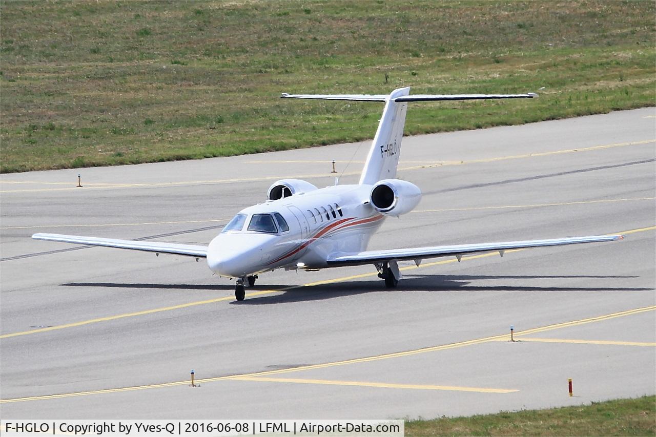 F-HGLO, 2012 Cessna 525C CitationJet CJ4 C/N 525C-0114, Cessna 525C Citation CJ4, Taxiing to holding point rwy 31R, Marseille-Provence Airport (LFML-MRS)