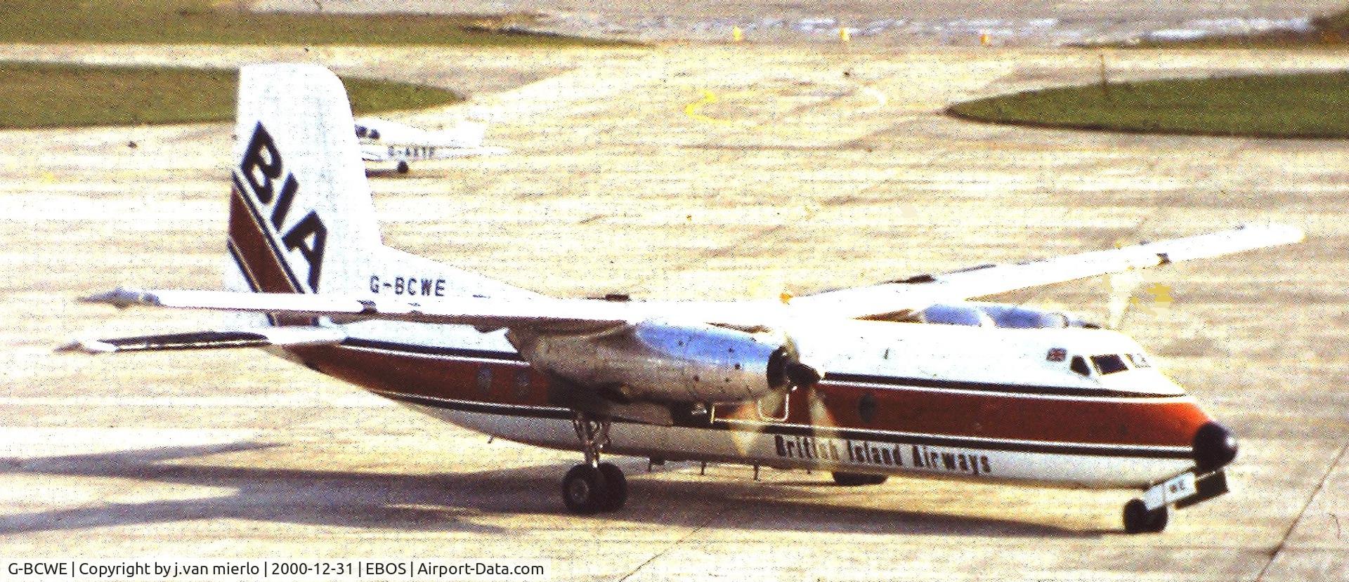 G-BCWE, 1962 Handley Page HPR-7 Herald 206 C/N 166, Ostend