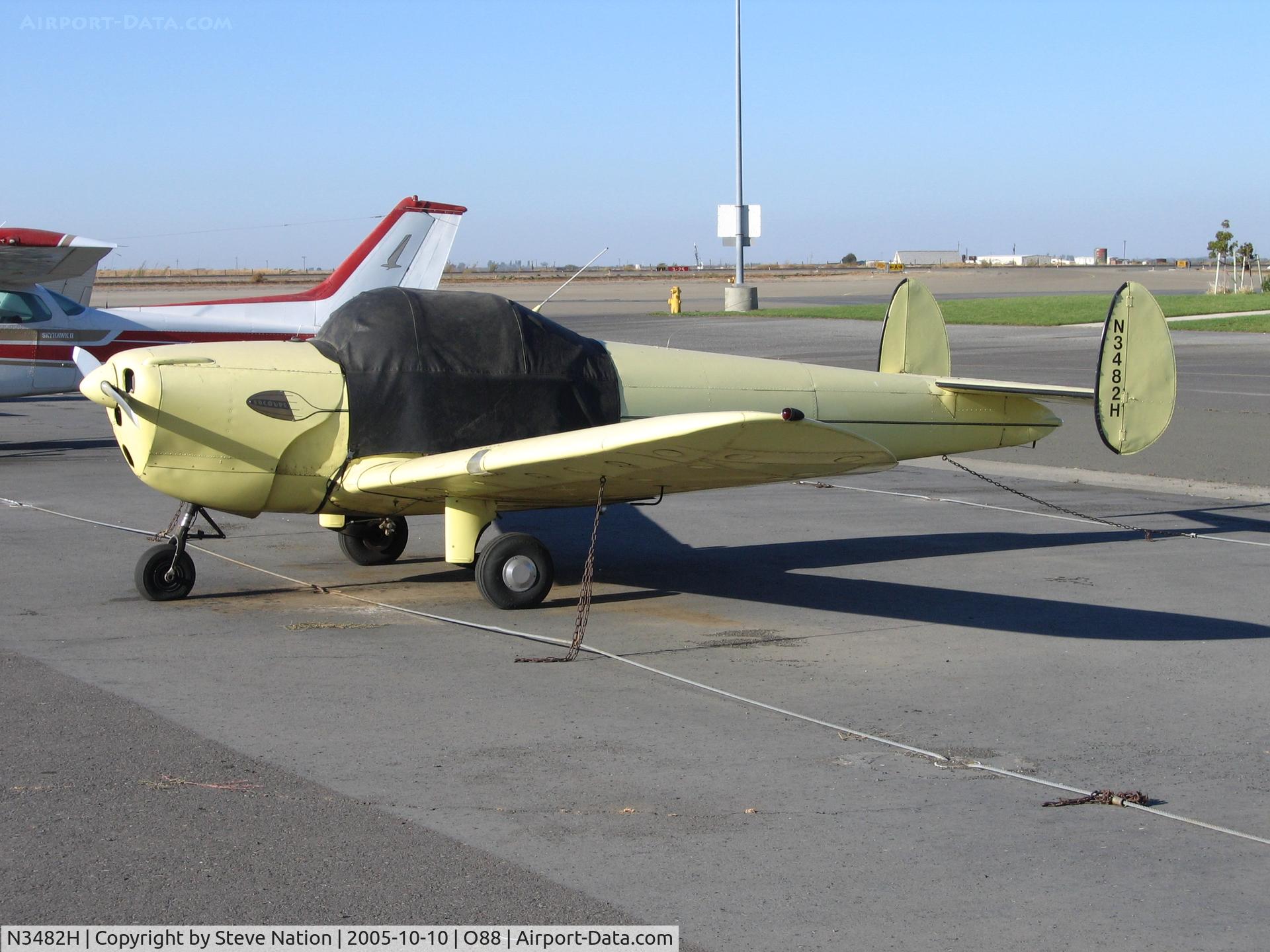 N3482H, 1948 Erco 415D Ercoupe C/N 4107, 1948 Engineering & Research 415-D at Rio Vista, CA