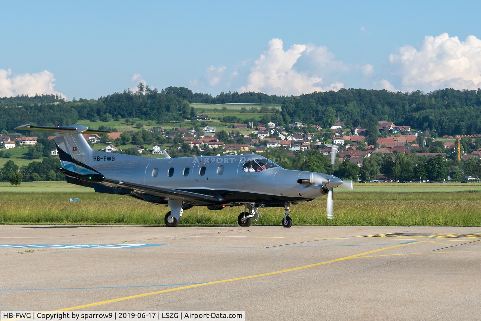 HB-FWG, 2011 Pilatus PC-12/47E C/N 1298, At Grenchen