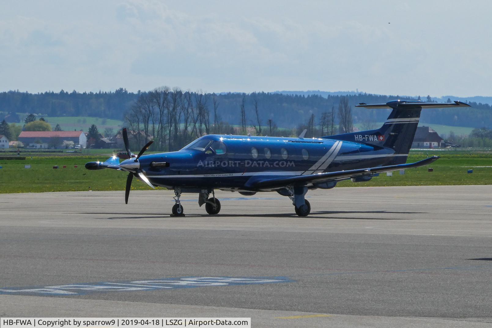 HB-FWA, 2015 Pilatus PC-12/47E C/N 1515, At Grenchen