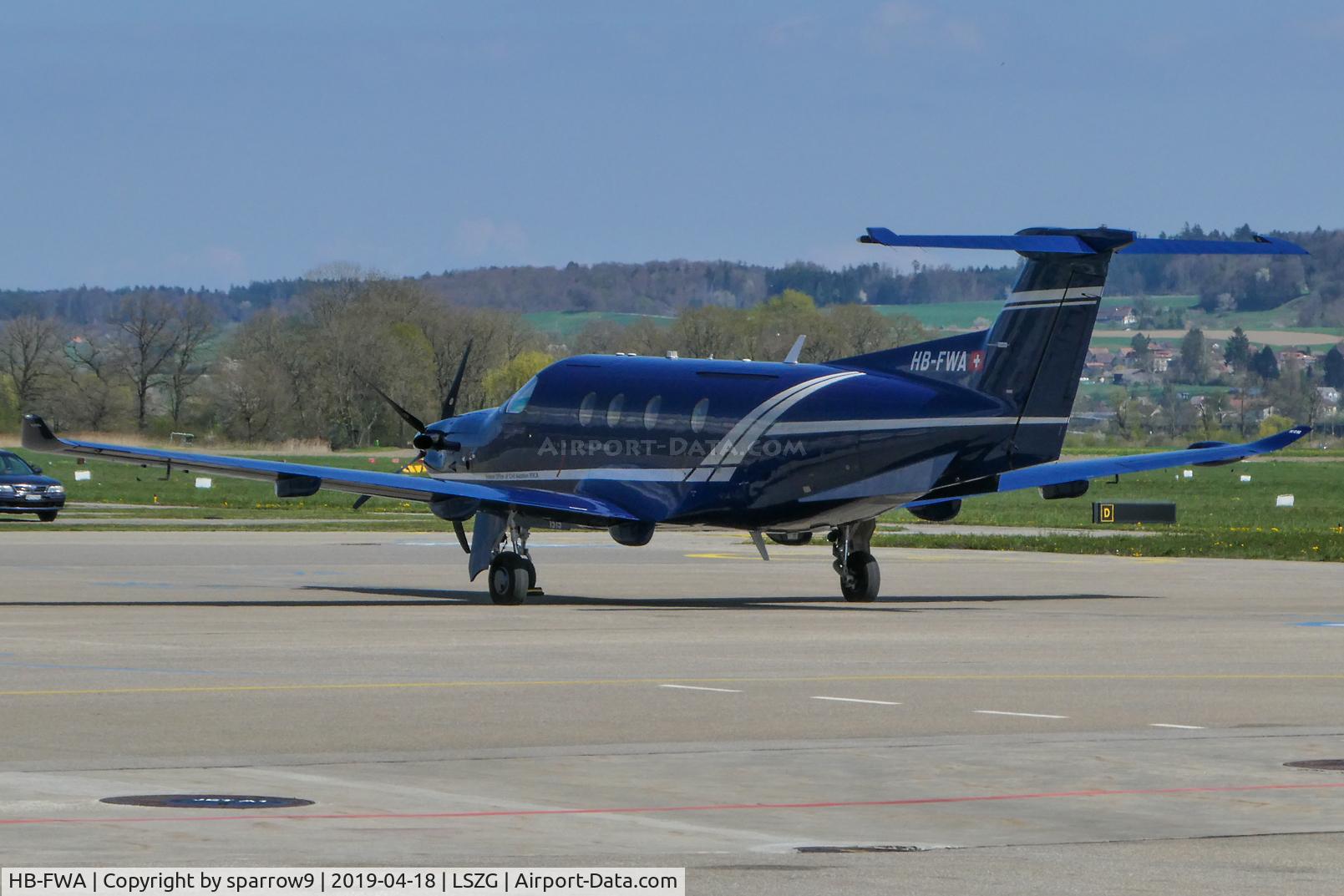 HB-FWA, 2015 Pilatus PC-12/47E C/N 1515, At Grenchen